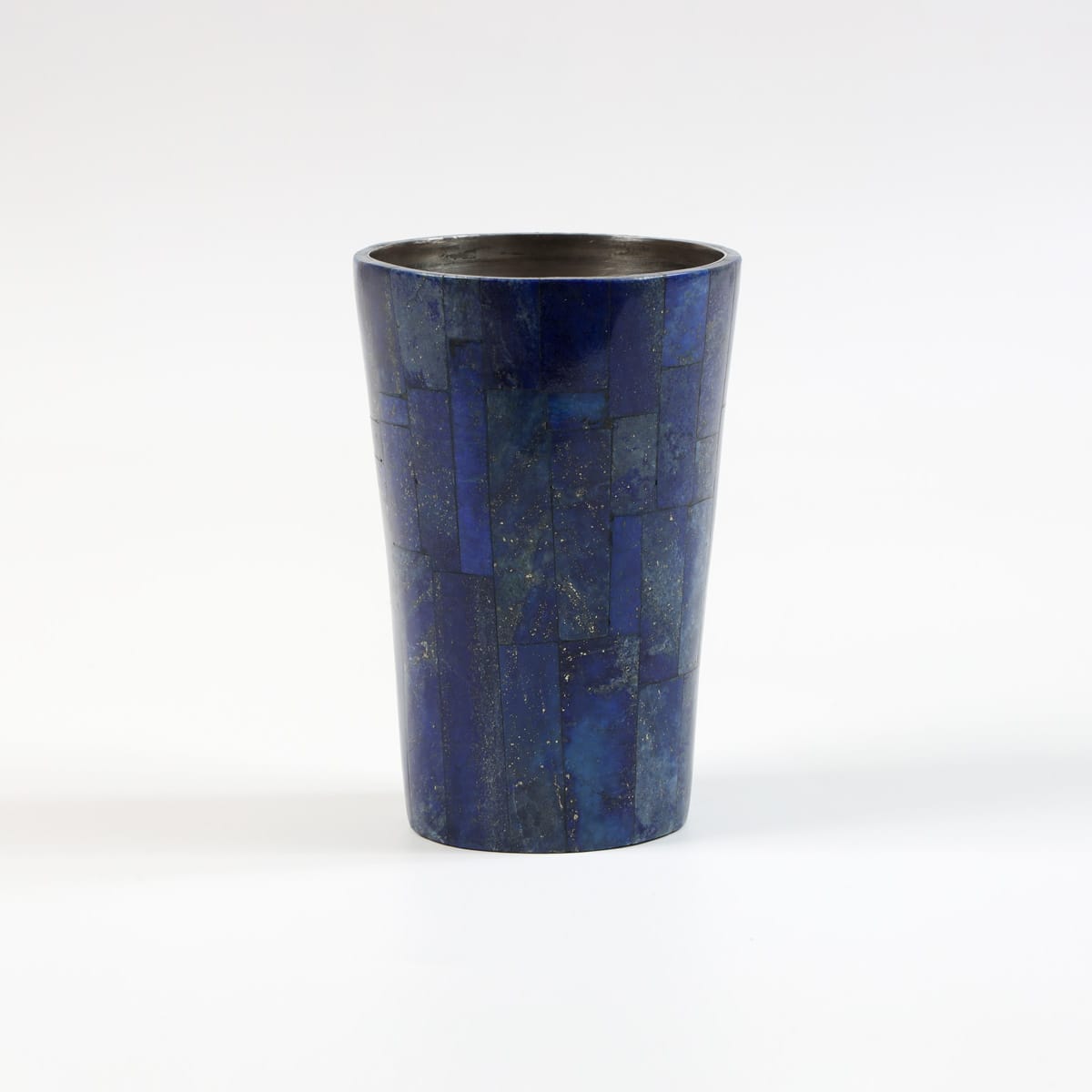 Lapis Lazuli Mosaic Glass Vase