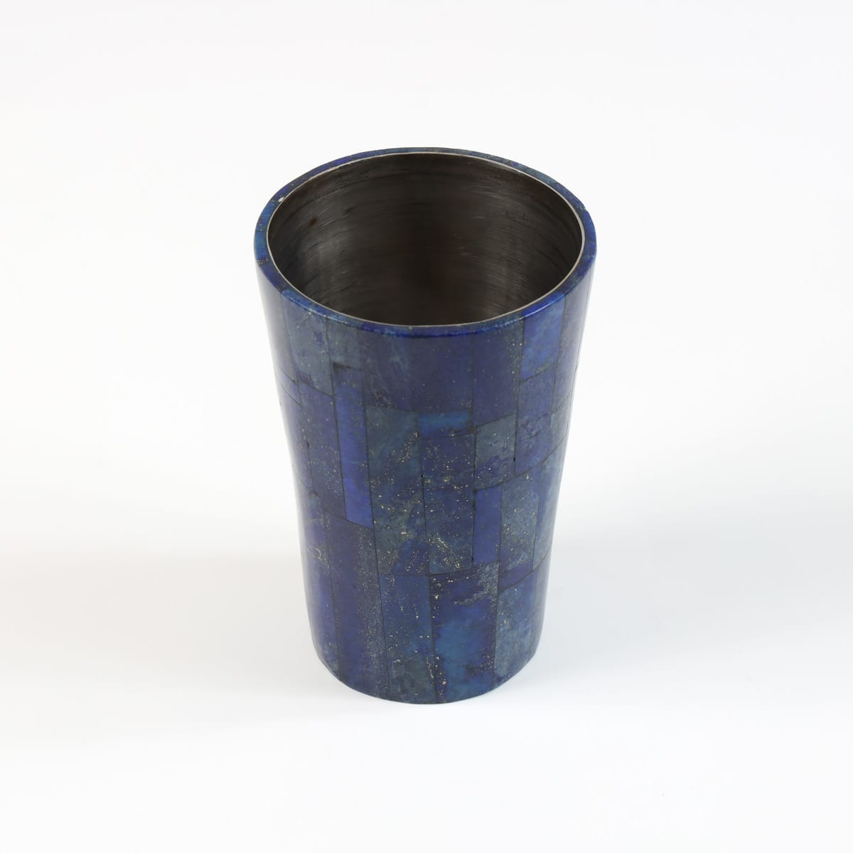 Lapis Lazuli Mosaic Glass Vase