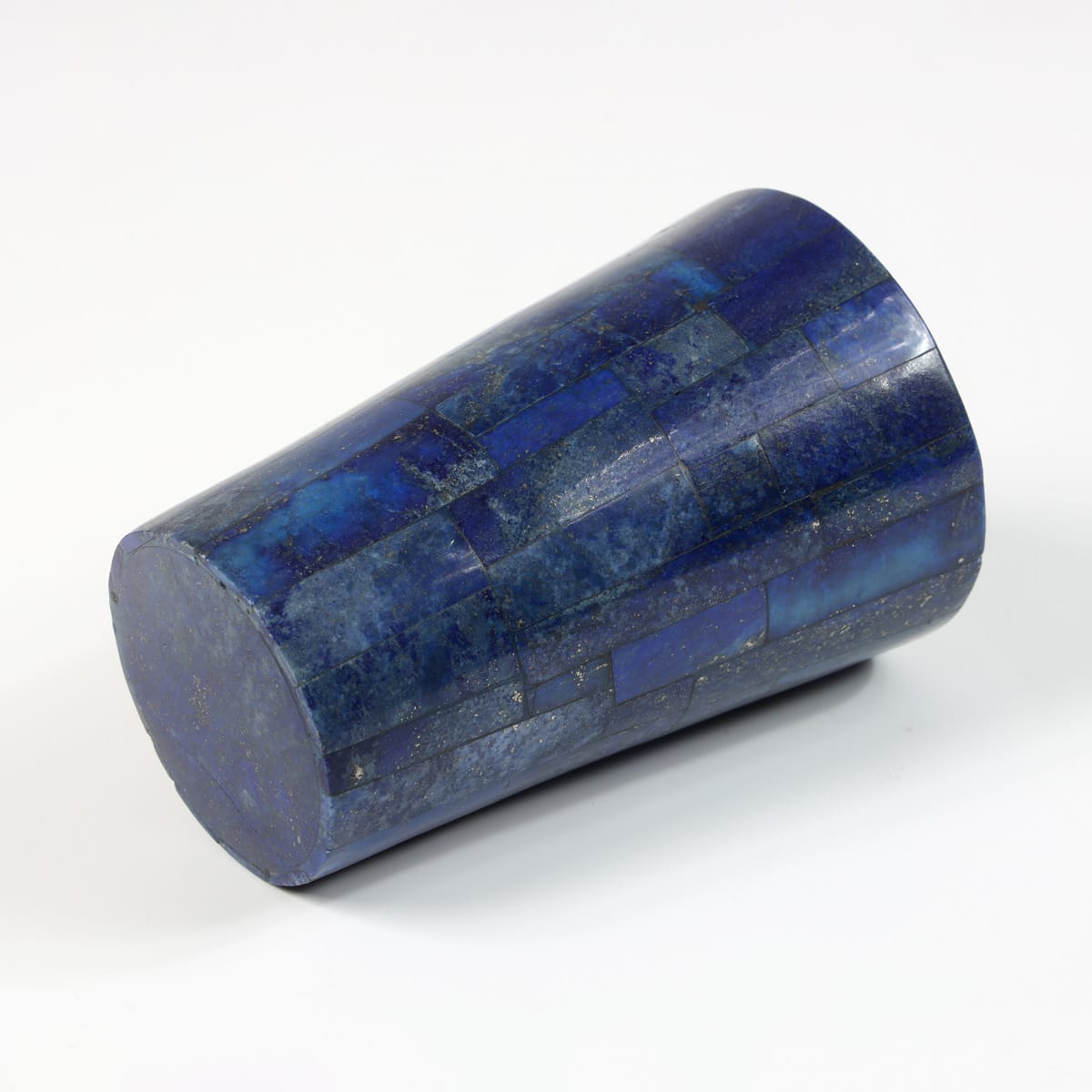 Lapis Lazuli Mosaic Glass Vase