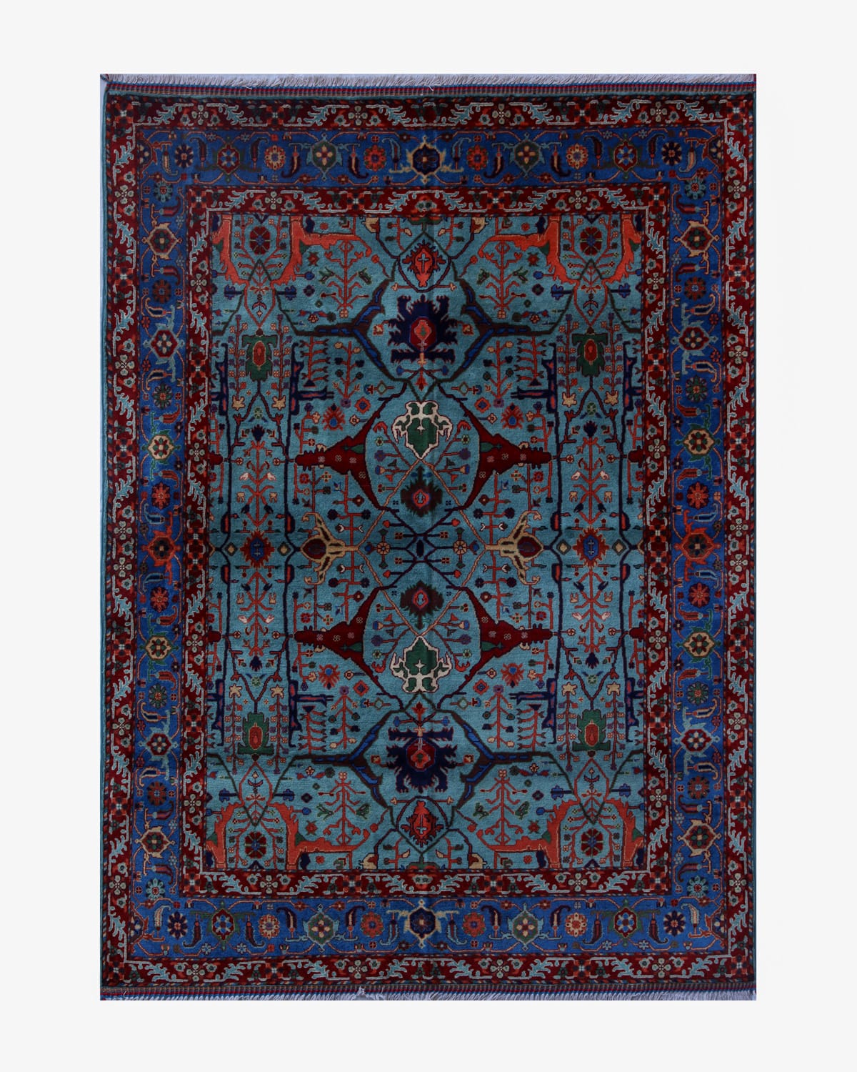 Luxury Blue Rug (83 x 59 inches)