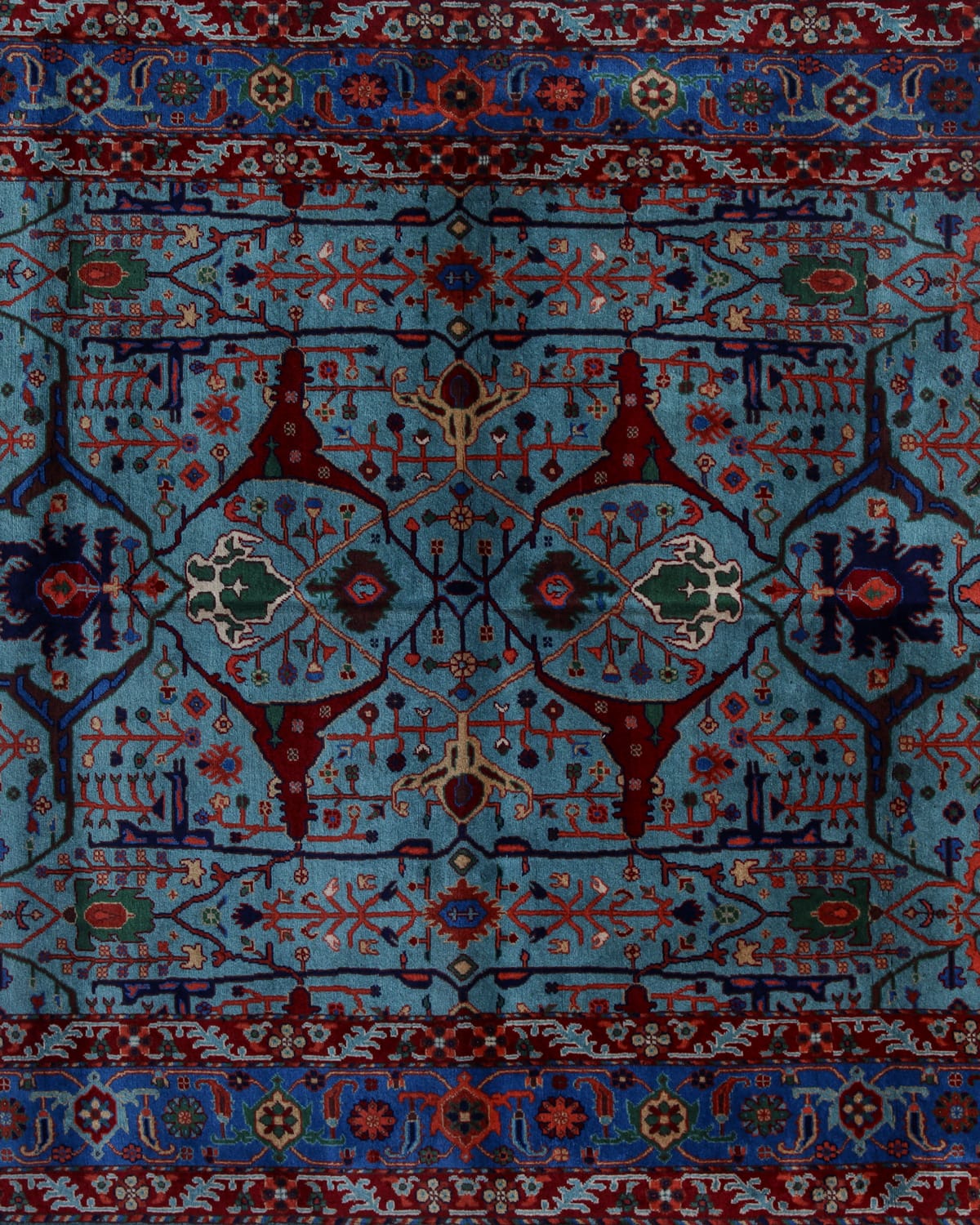 Luxury Blue Rug (83 x 59 inches)