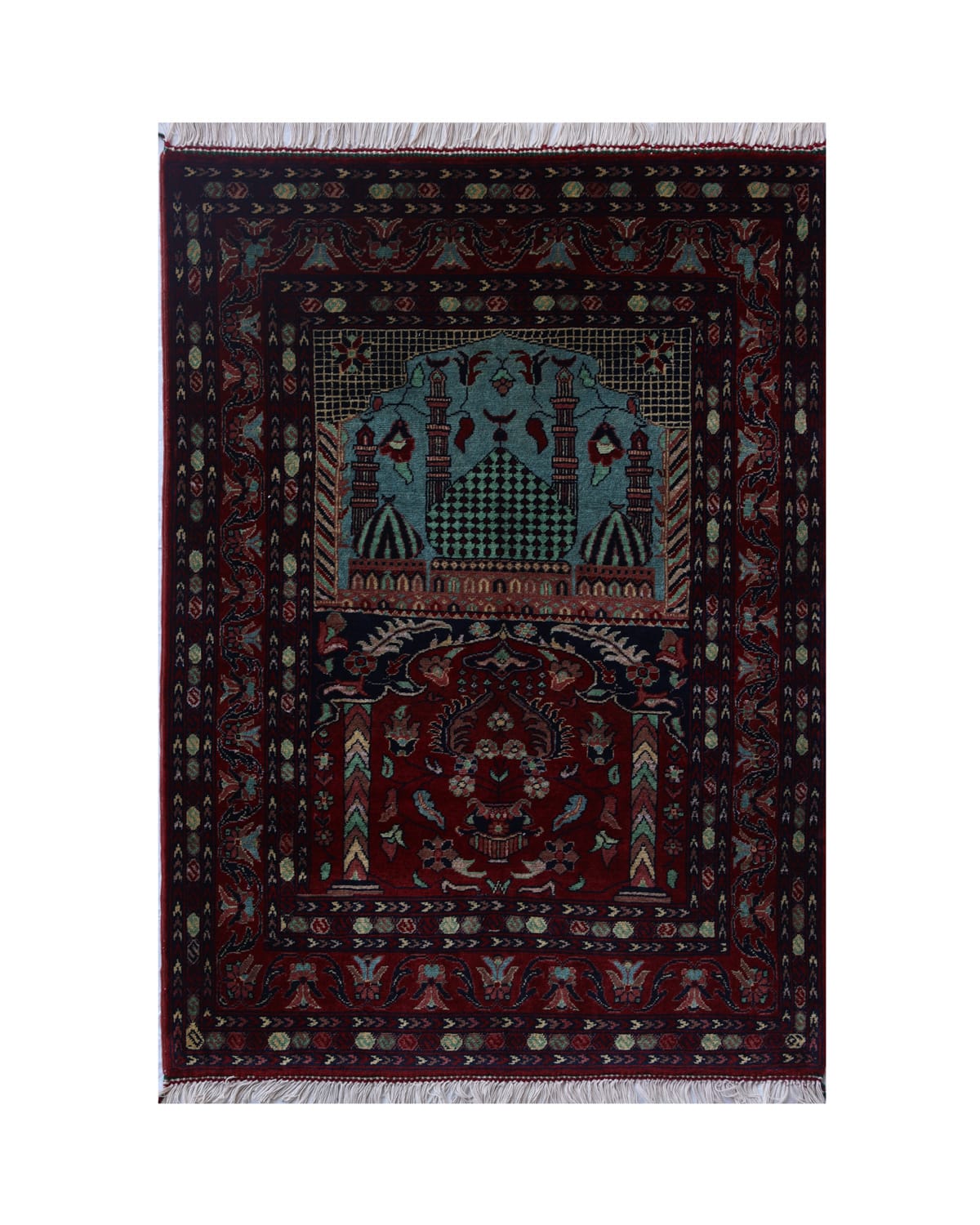 Prayer rug, handmade, Wall hanging decor