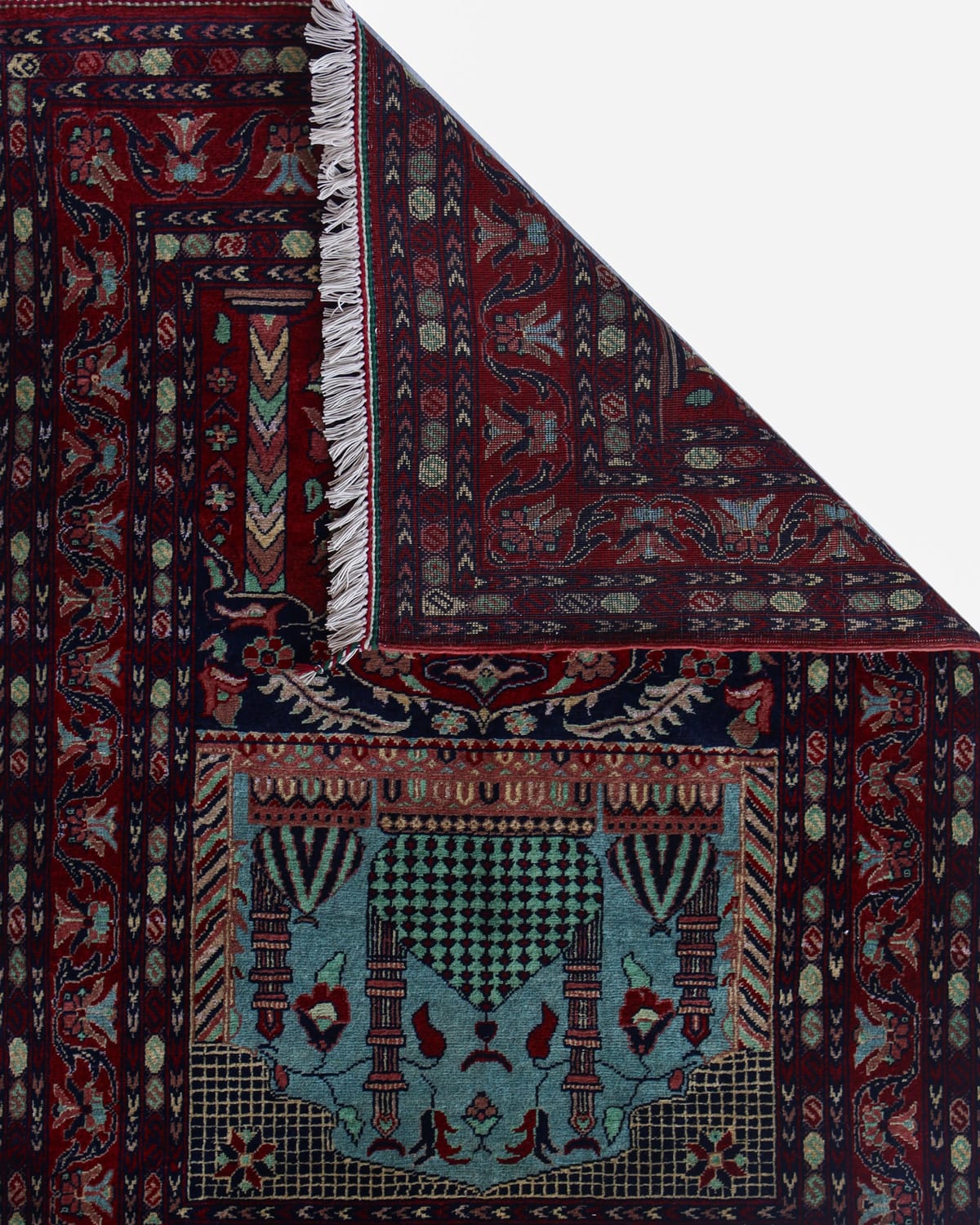 Prayer rug, handmade, Wall hanging decor