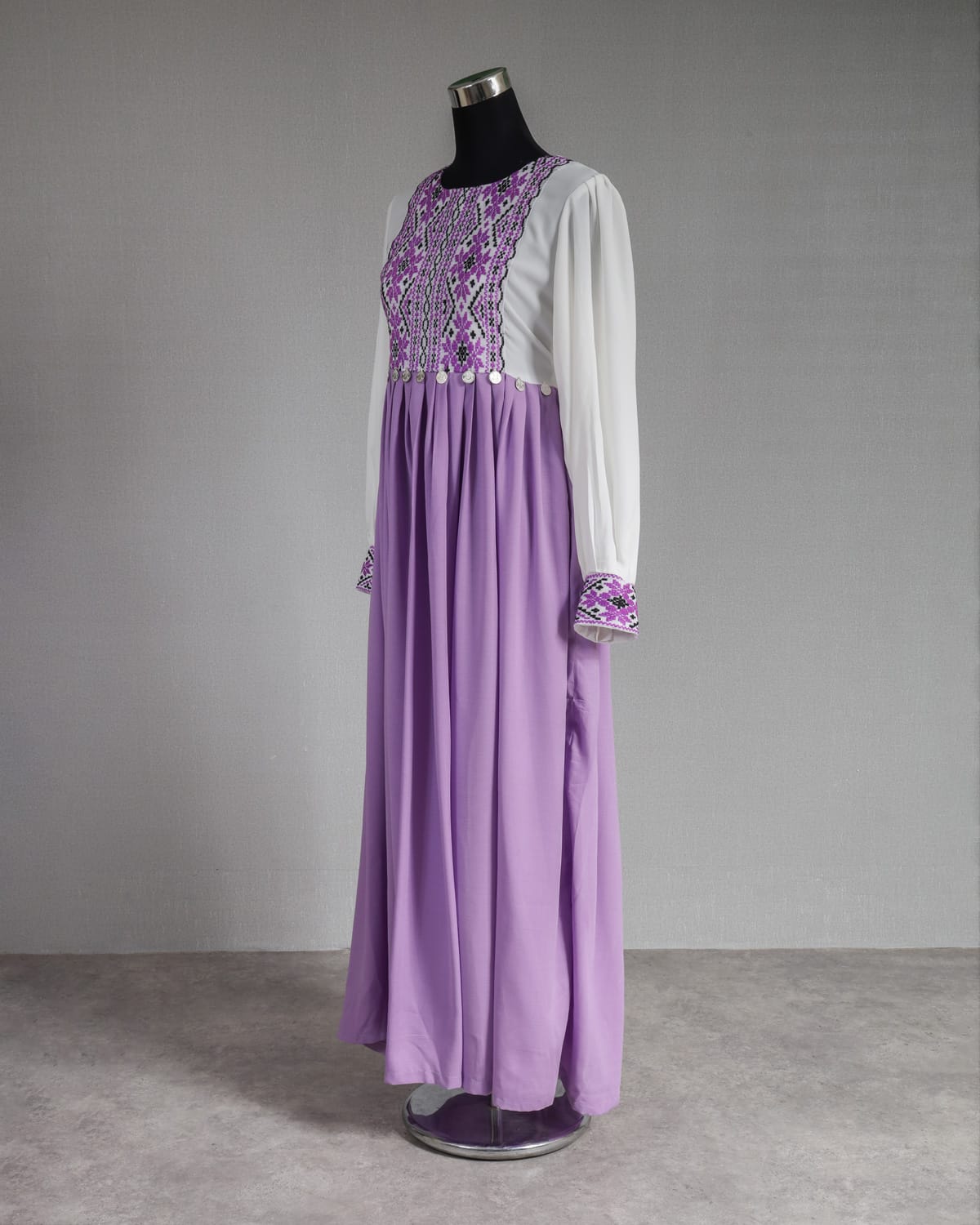 Hand-Embroidered Cotton Outfit