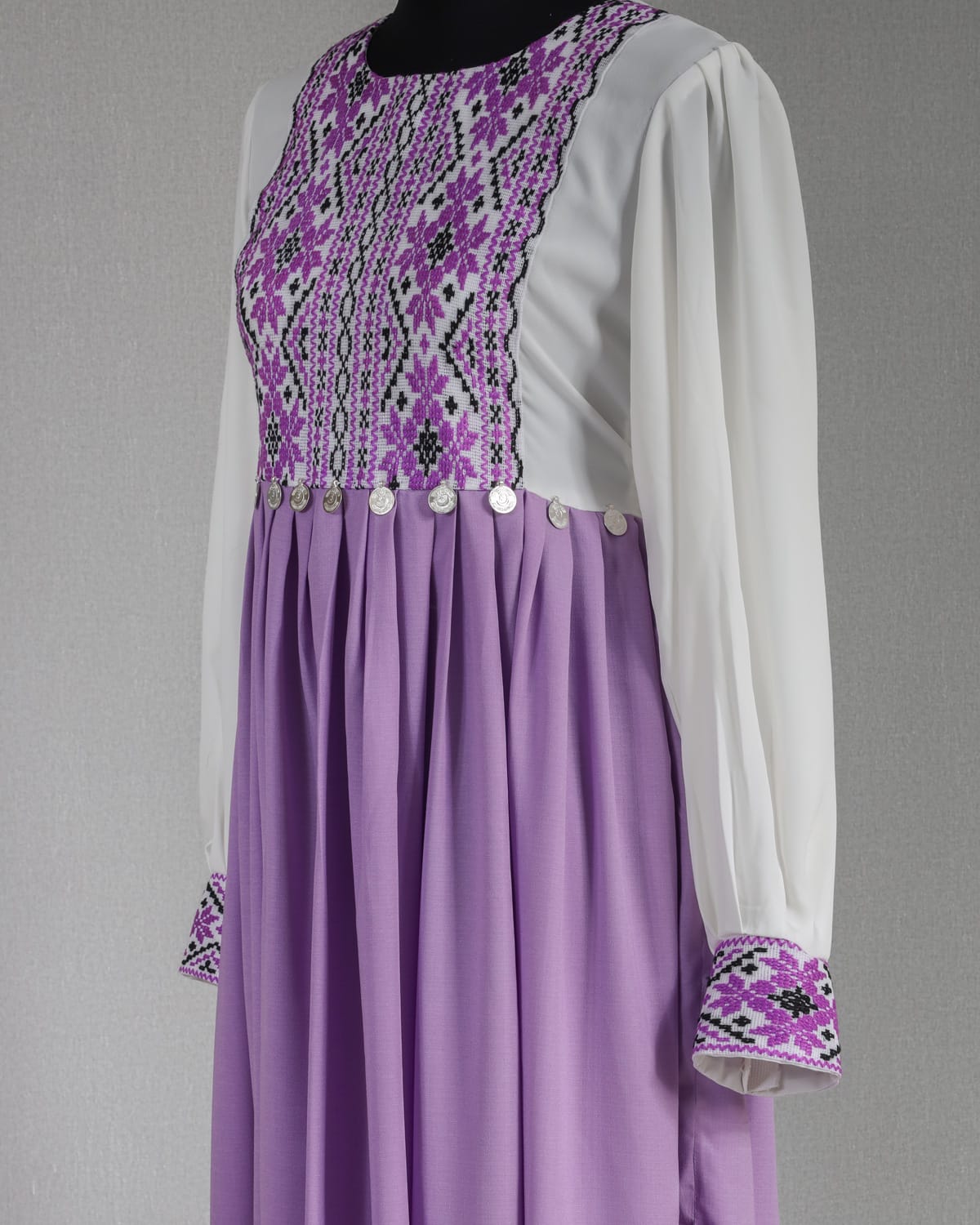 Hand-Embroidered Cotton Outfit