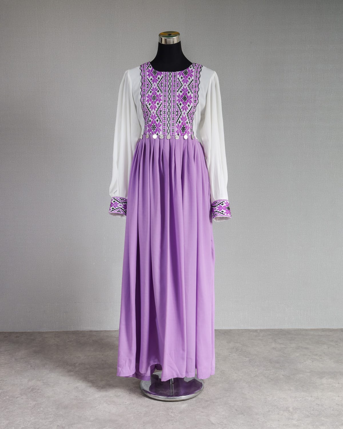 Hand-Embroidered Cotton Outfit
