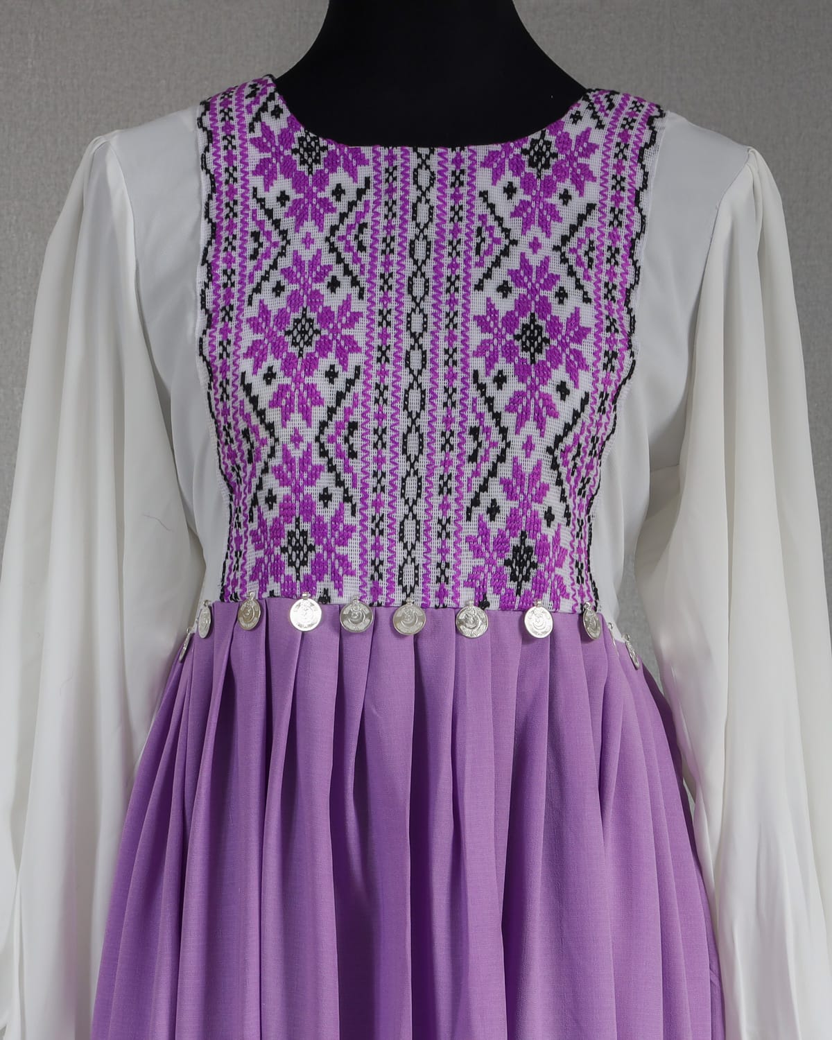 Hand-Embroidered Cotton Outfit