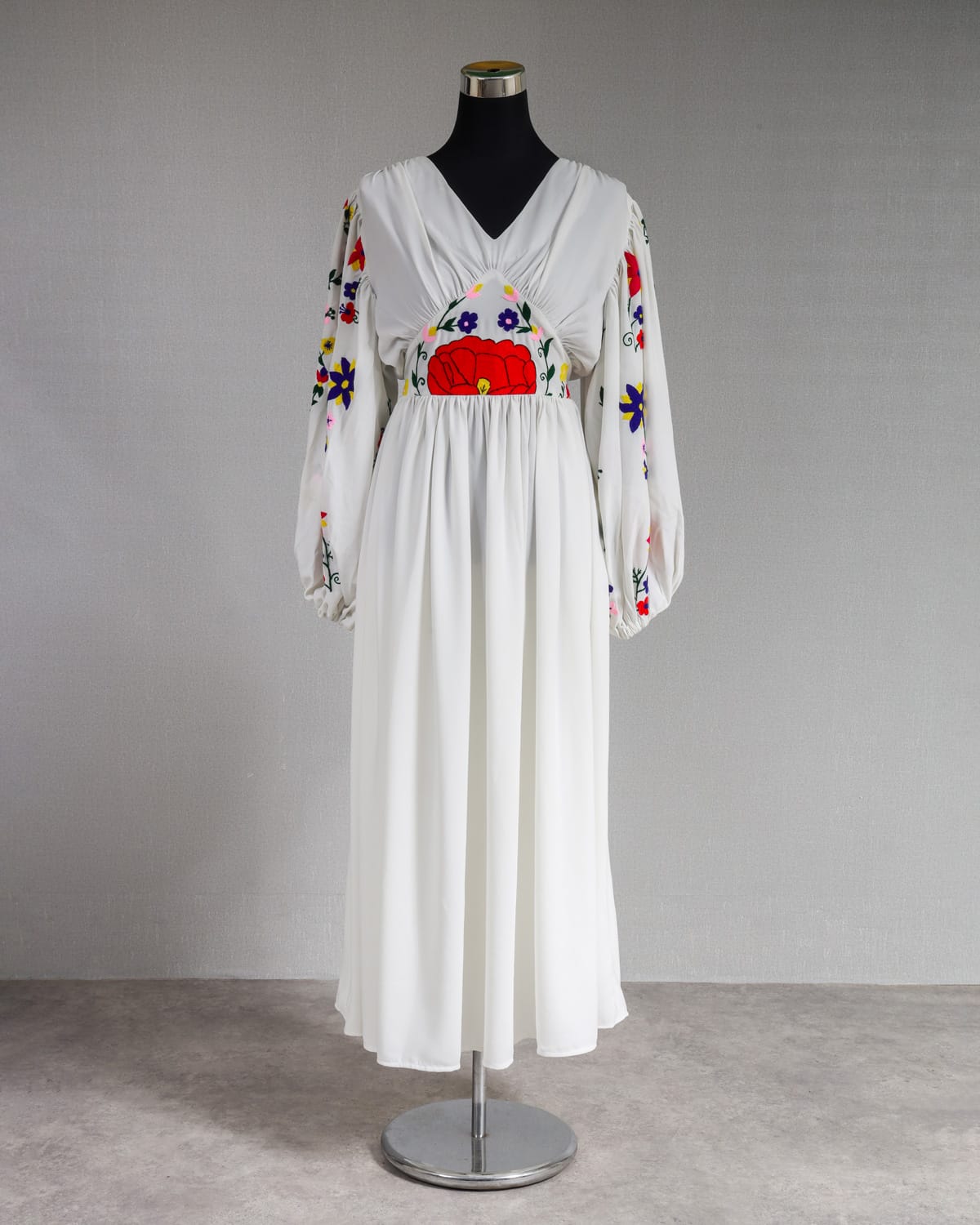 Hand-Embroidered Cotton Outfit