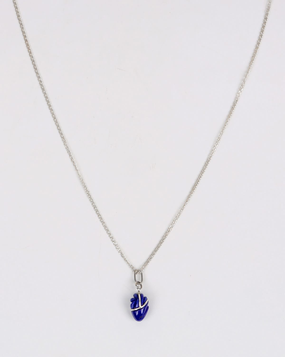 Heart Necklace, Lapis Lazuli stone