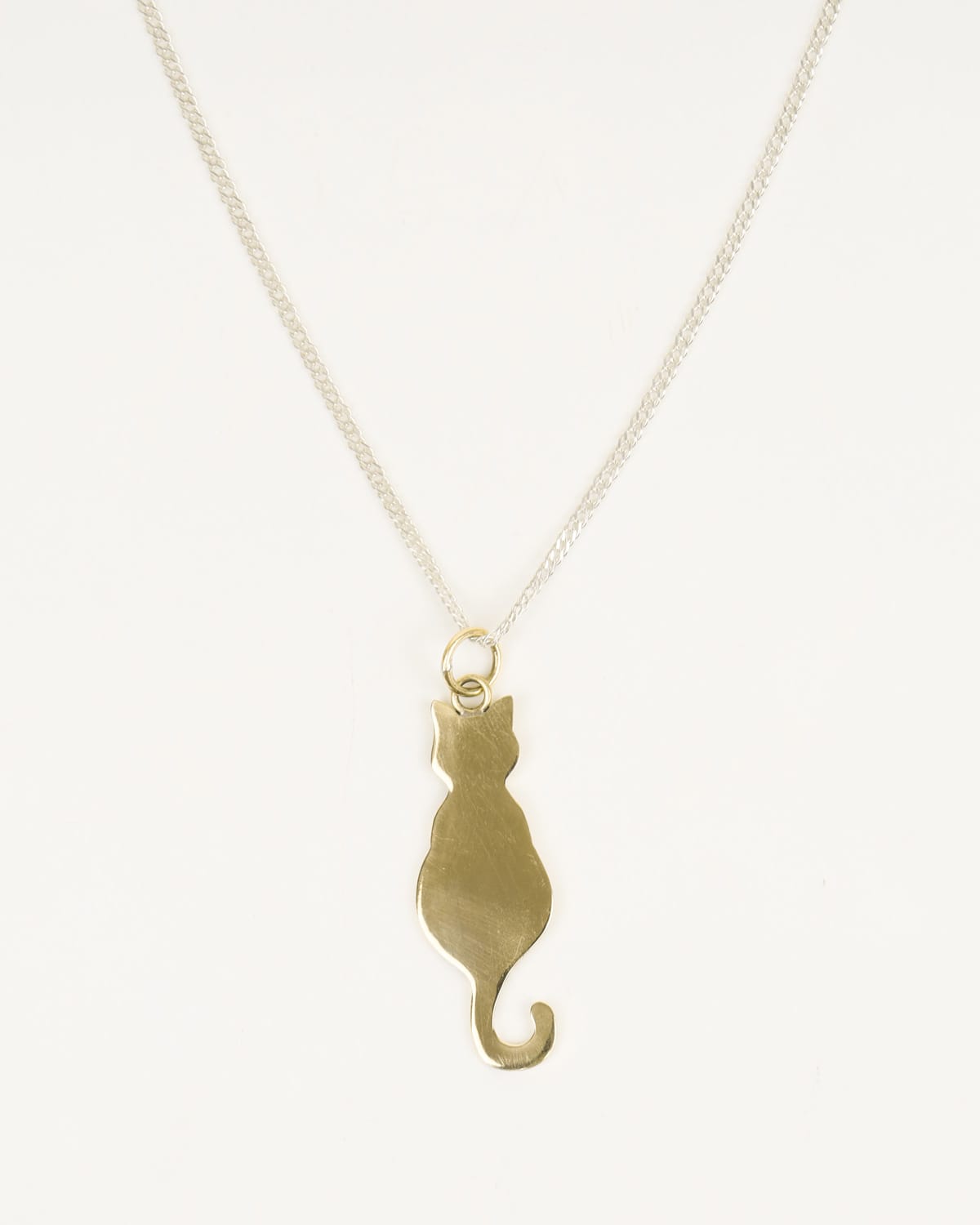 Cat Necklace, lightweight Gold plated