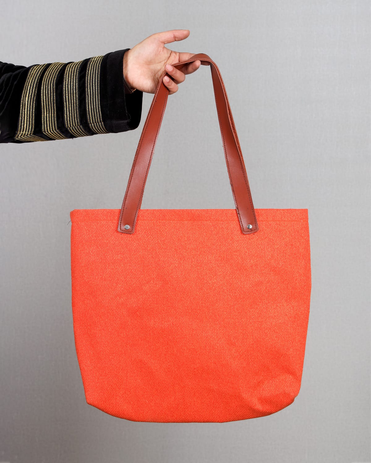 Hand-Stitched Embroidery Cotton Bag