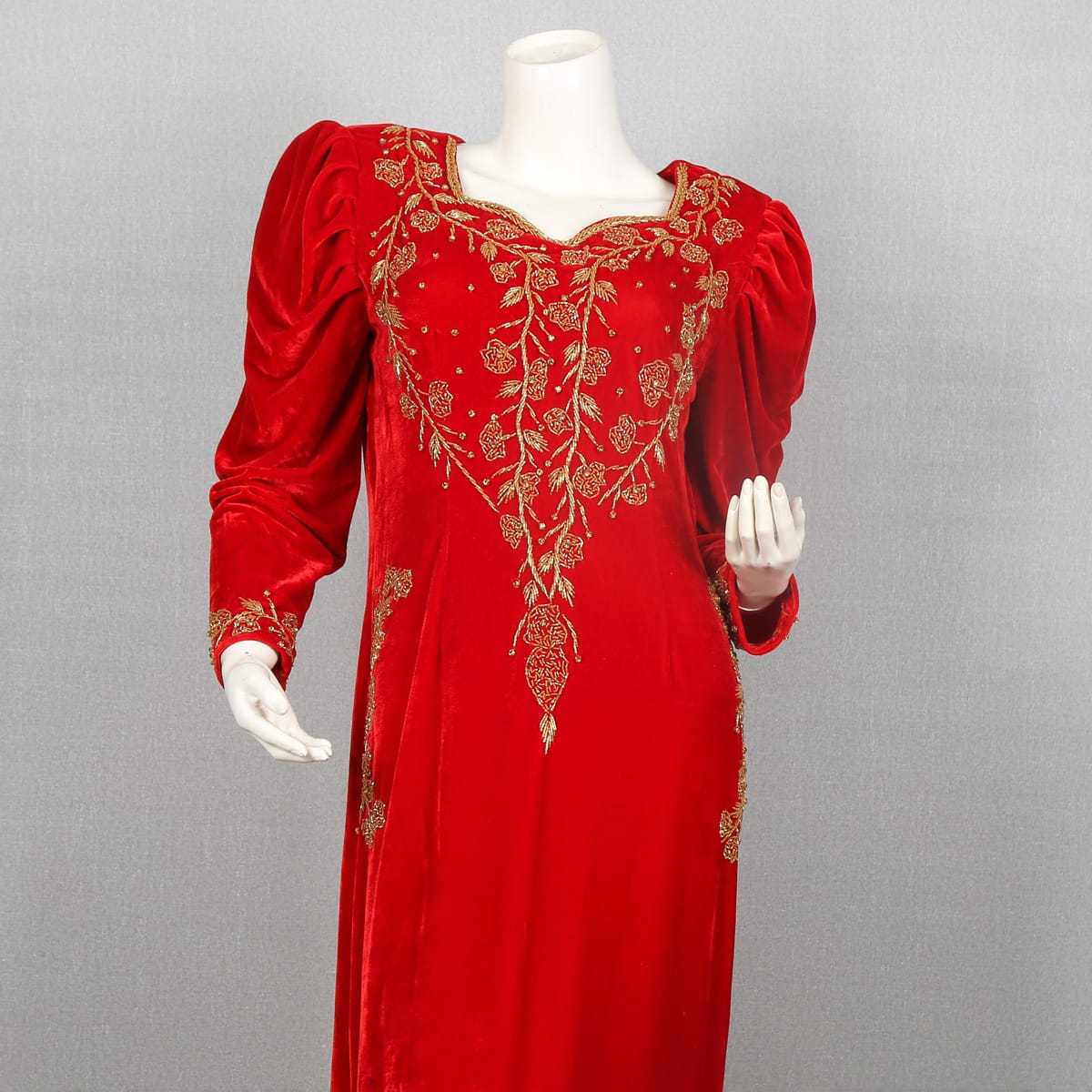 Handmade Guldozi Embroidered Afghan Dress