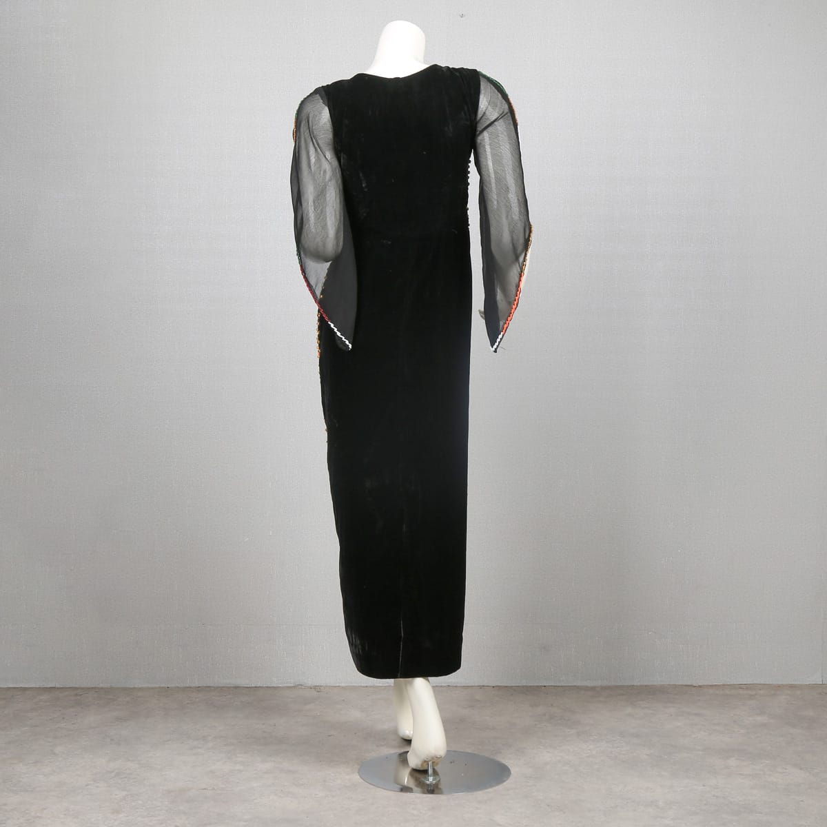 Handmade Afghan Black Guldozi Dress