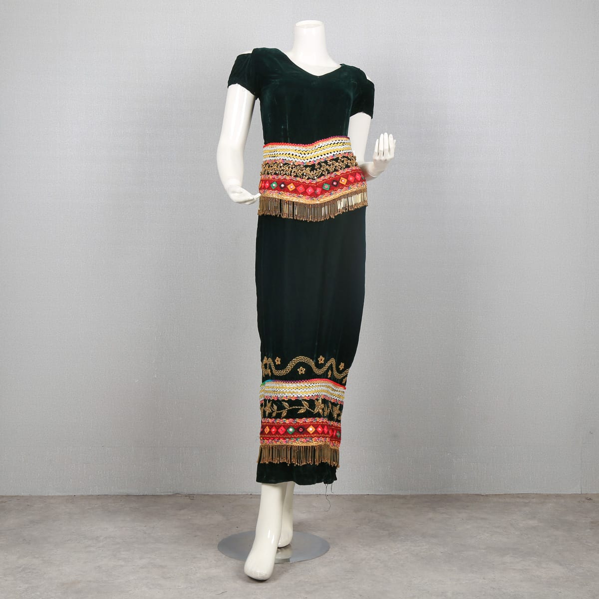 Handmade Woven Afghan Dress 