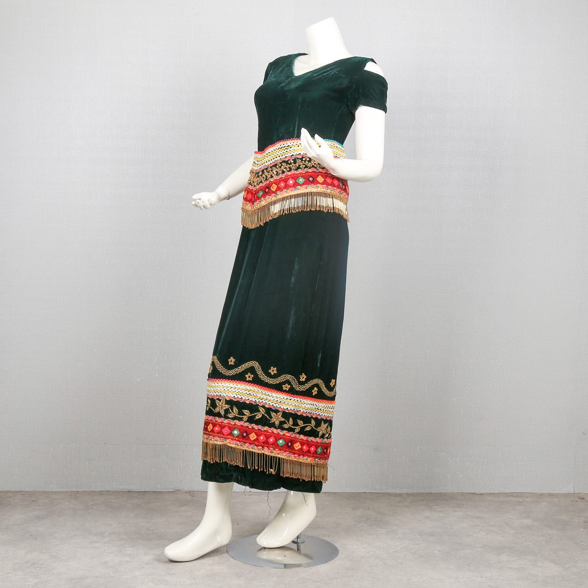 Handmade Woven Afghan Dress 