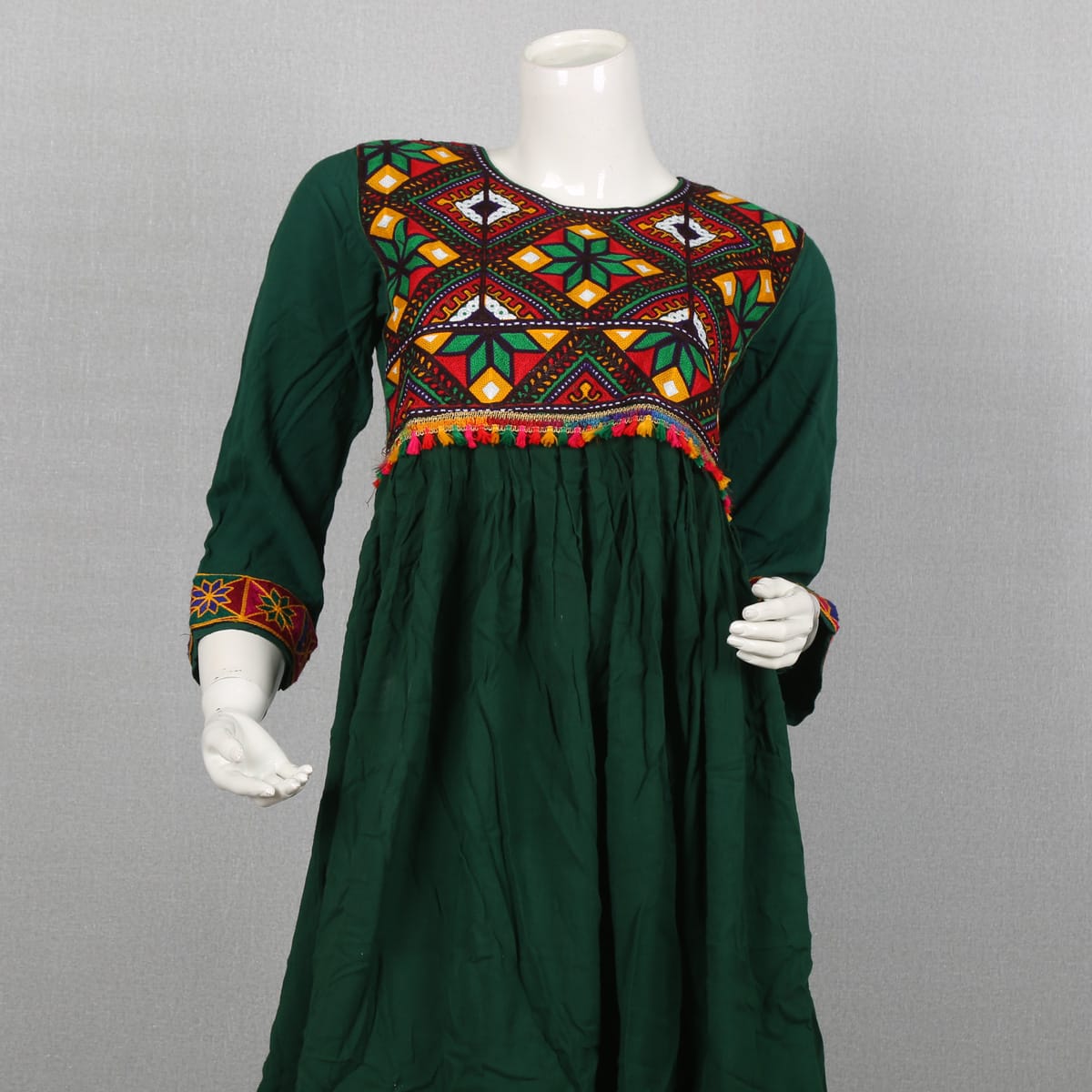 Green Bohemian Dress