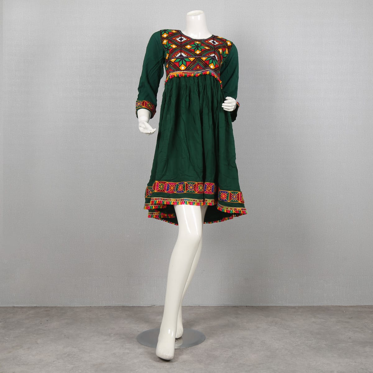 Green Bohemian Dress