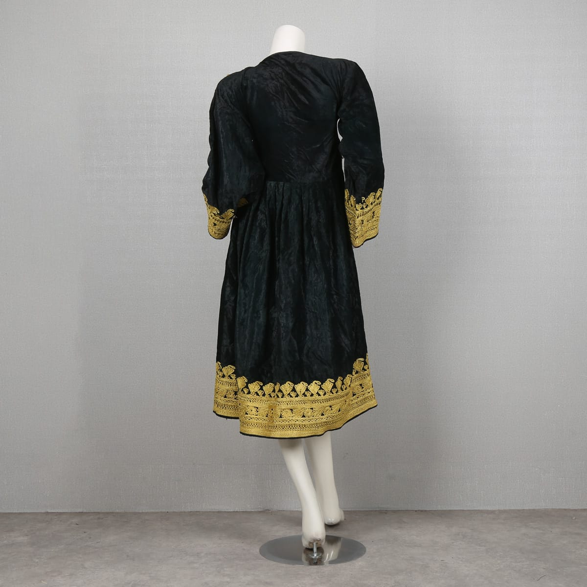 Black Embroidered Dress Gandi Afghami