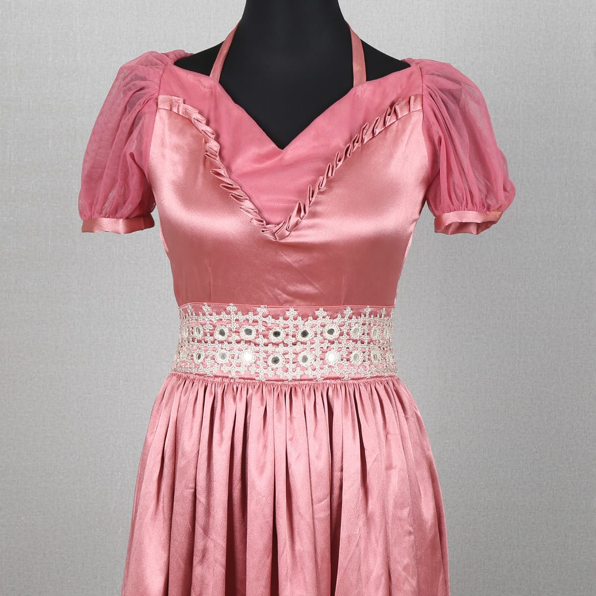 strapless open back dress Pia Sheer-Corset Satin Mini Homecoming Dress -PromGirl main image 1