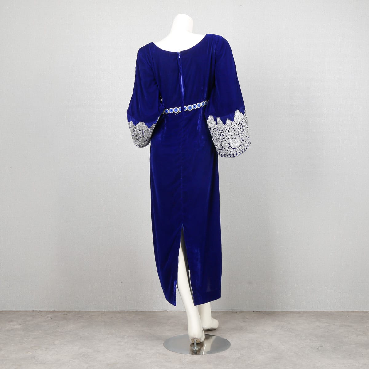 Royal Blue Velvet Dress