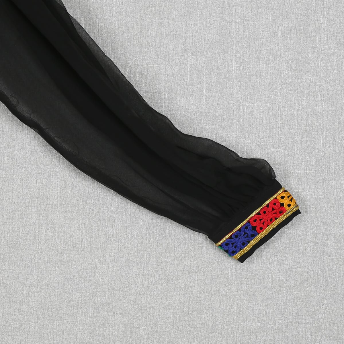 Black Embroidered Jumpsuit