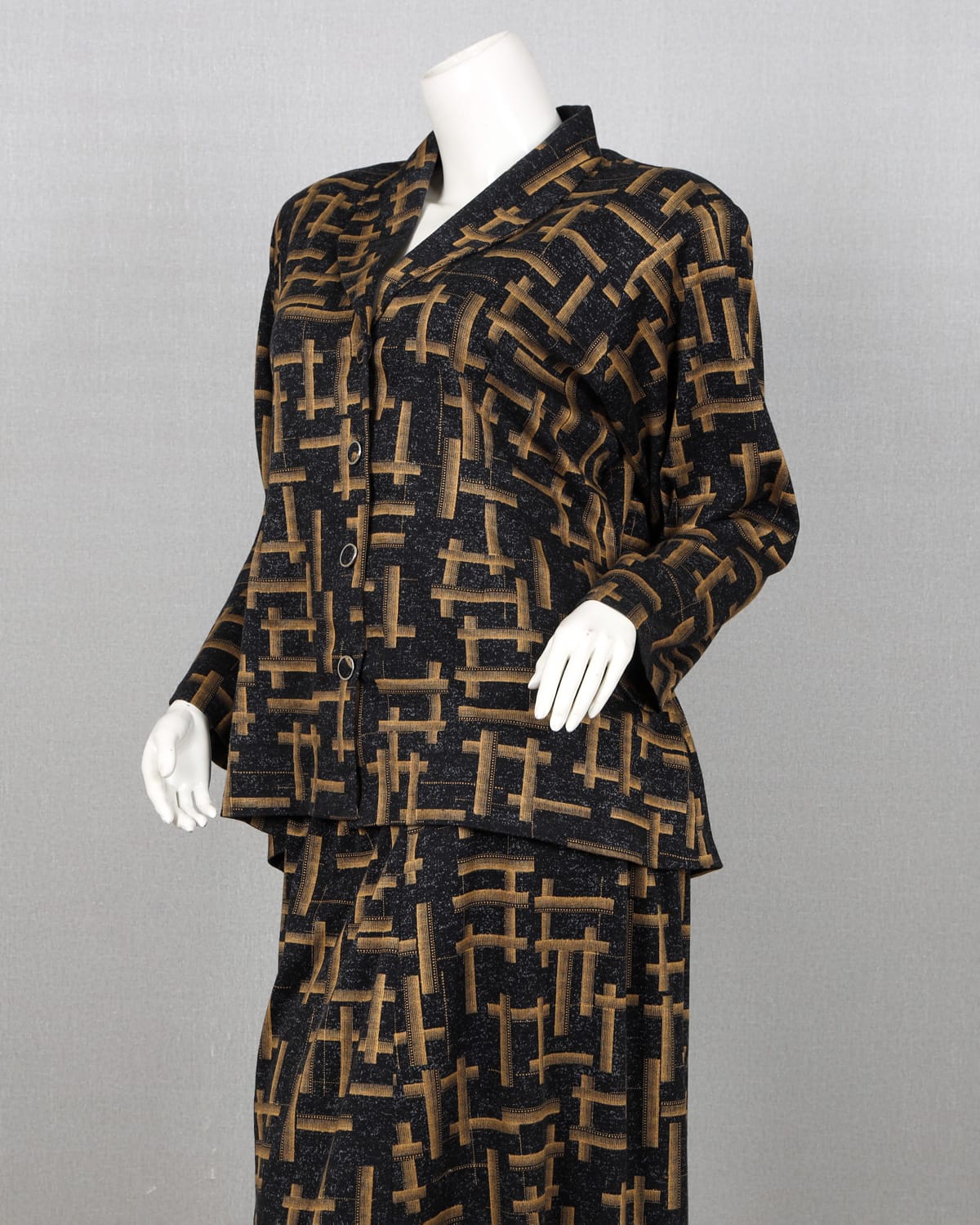 Chic Printed Two-Piece Set