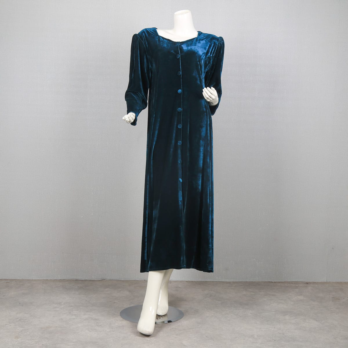 teal velvet dress long sleeve Velvet Cocktail Dress