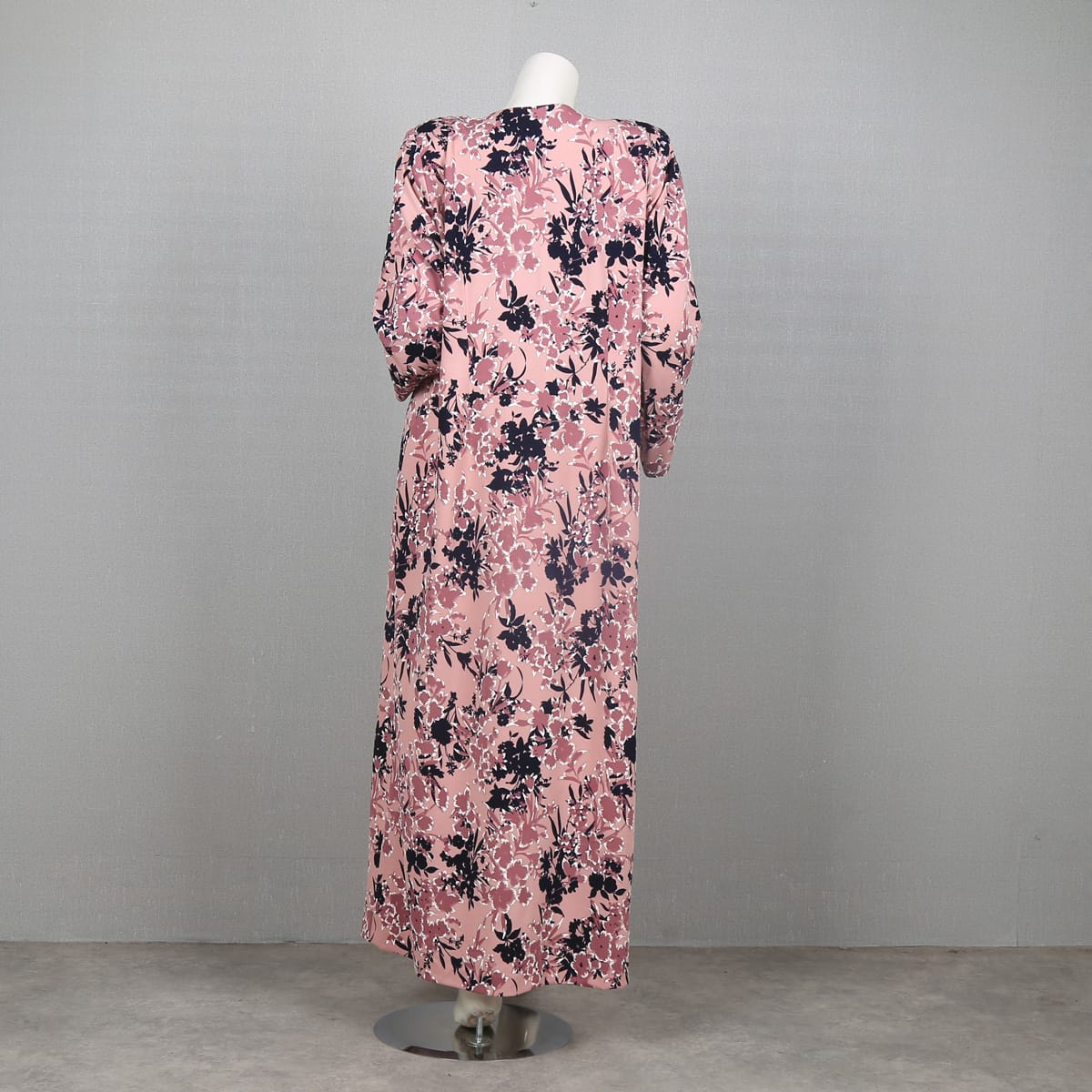 Floral Print Long Sleeve Maxi Dress