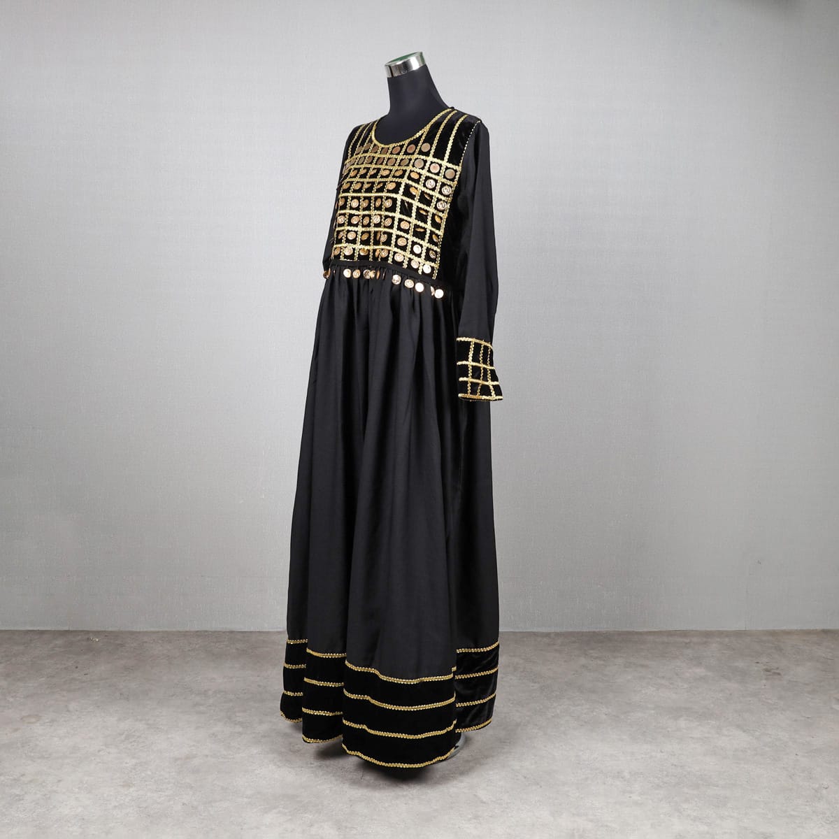 Traditional Dress with Embellished Mirror Work