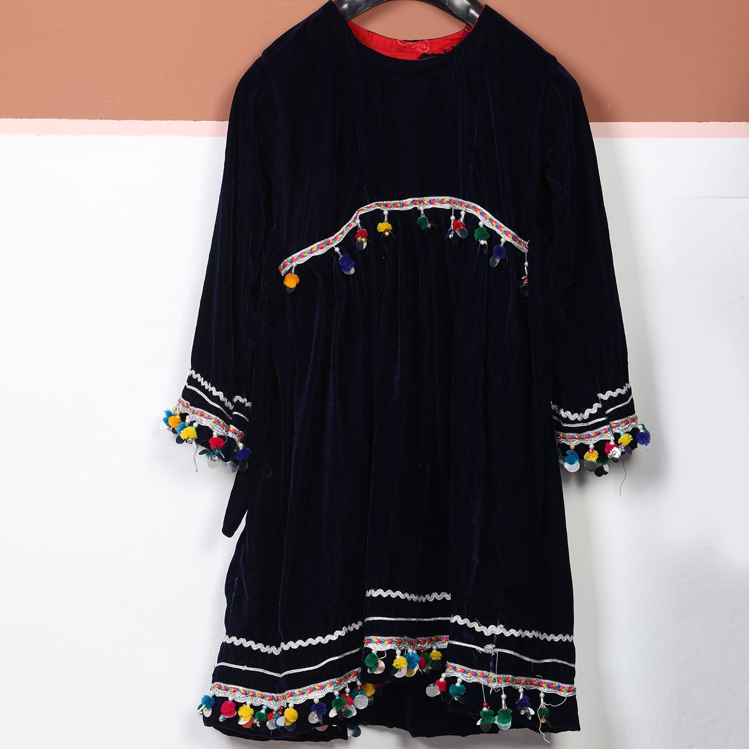 Beautiful Afghan Velvet Dress 