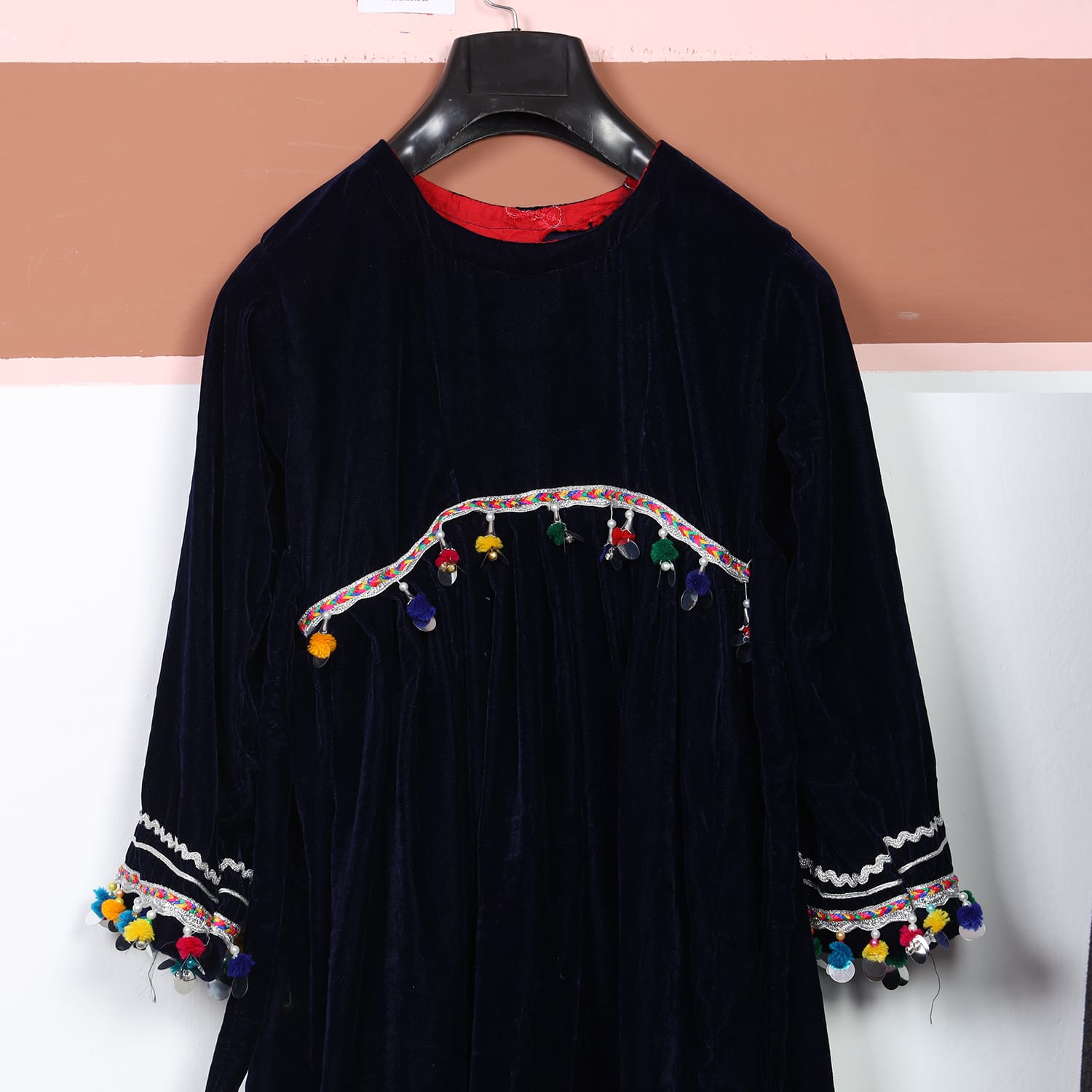 Beautiful Afghan Velvet Dress 