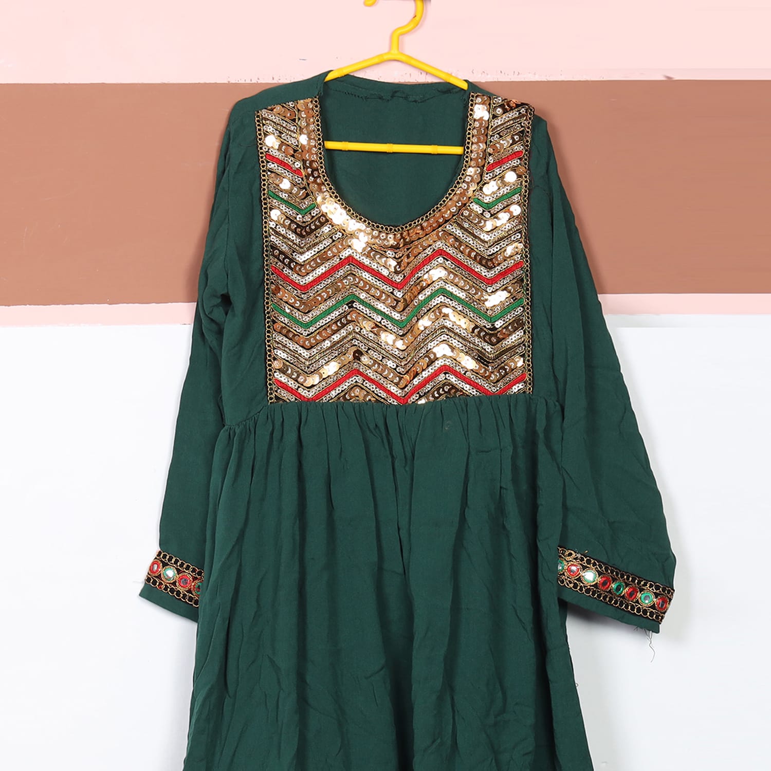 Emerald Green Traditional Dress