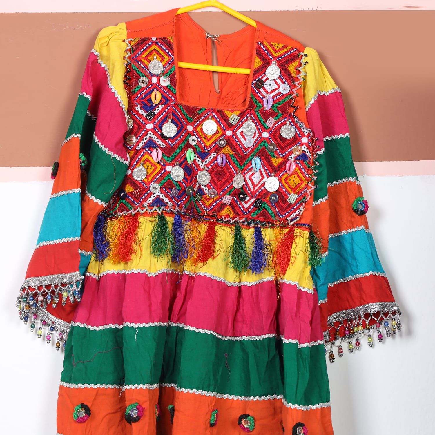 Zarmina Multi-Color Traditional Embroidered Dress