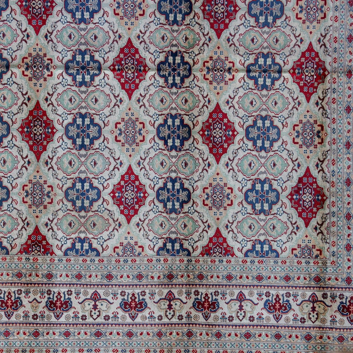 Handwoven Traditional Afghani Carpet – 11.15 x 8.2 ft