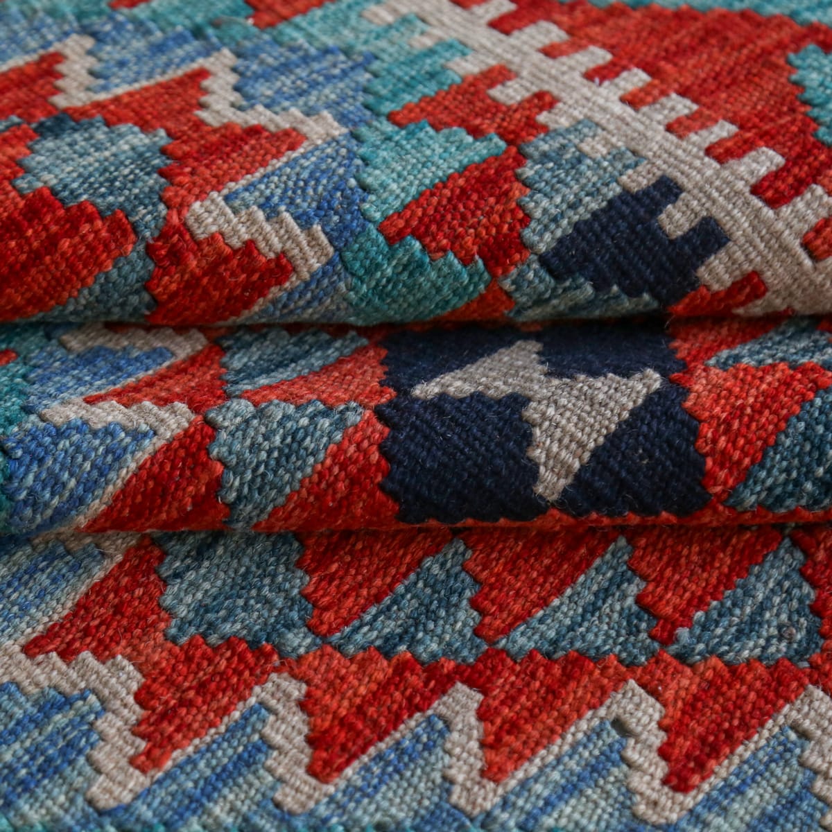 Runner Kapisa, Afghan Traditional Kilim Wool Rug