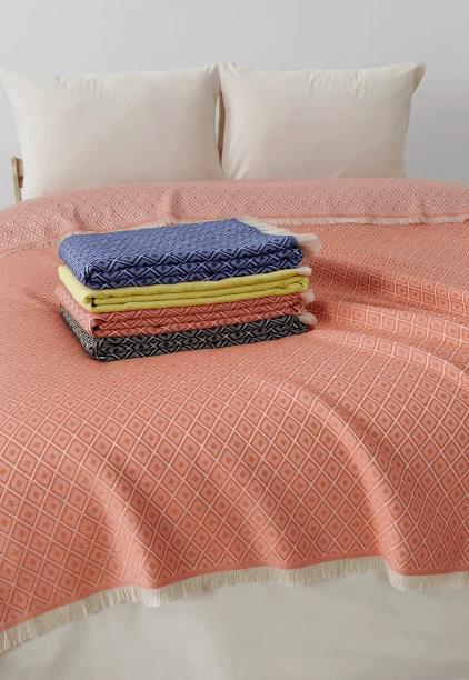 BEDSHEET, Throw, Bed Cover 100% Cotton