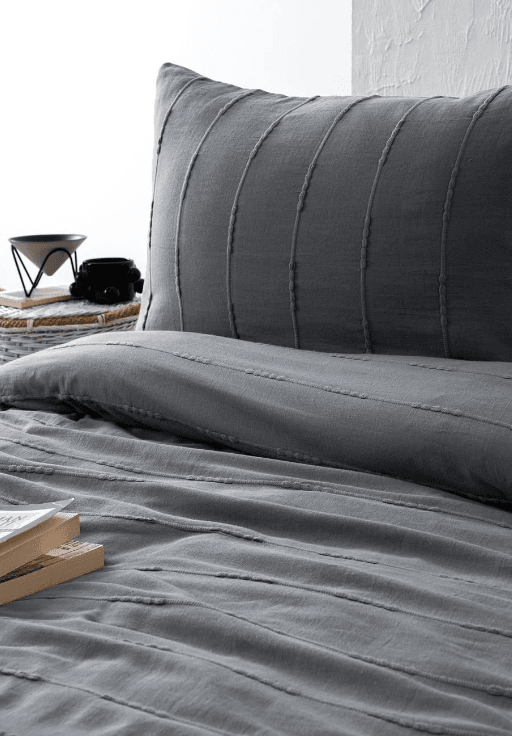 Bedding Set Pearl Double – Luxury 100% Cotton Lightweight Pique Set for Double Beds