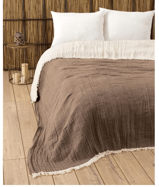 Bed Cover Yellow Color throw