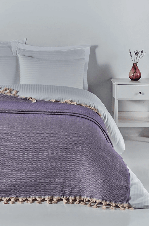 DOUBLE BEDSHEET, BED THROW KING SIZE