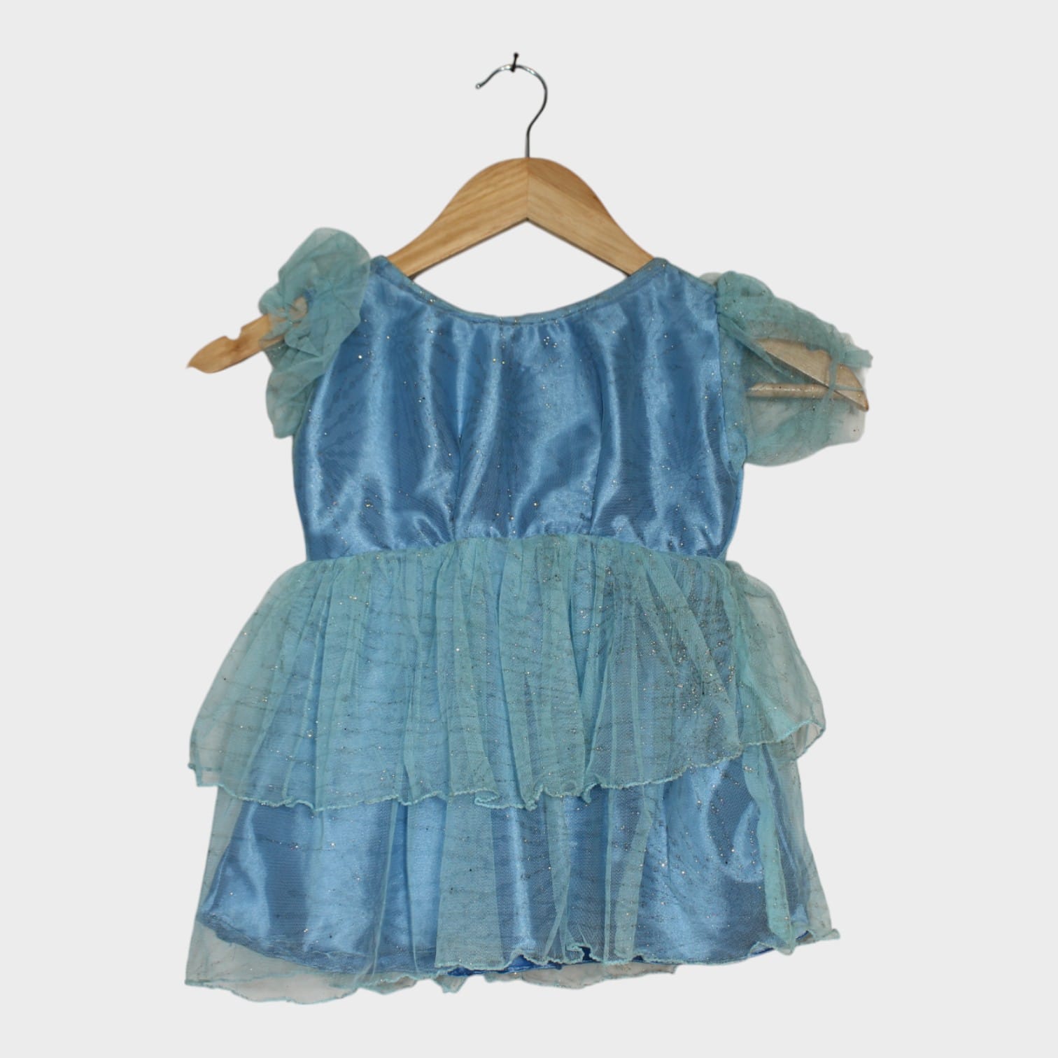 Sparkling Blue Princess Dress for baby