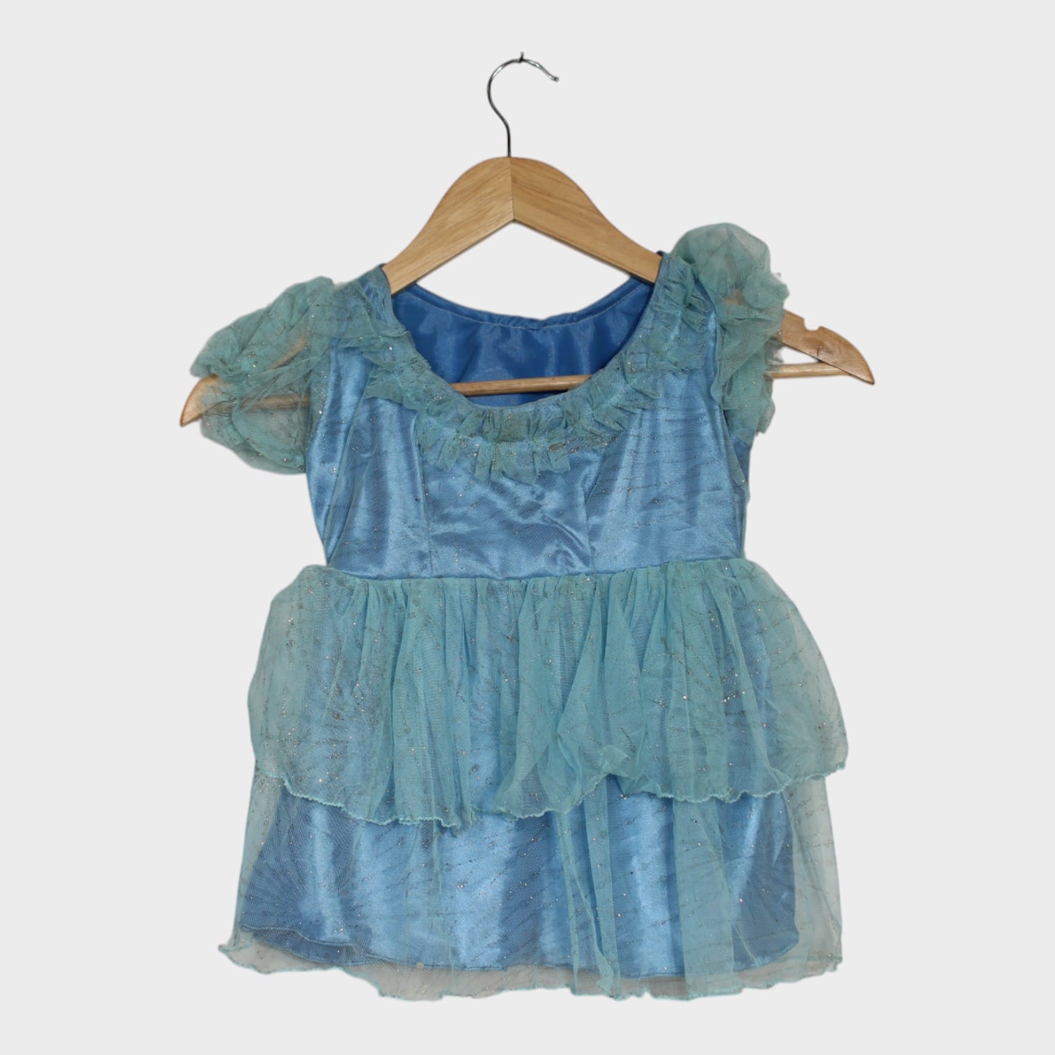 Sparkling Blue Princess Dress for baby