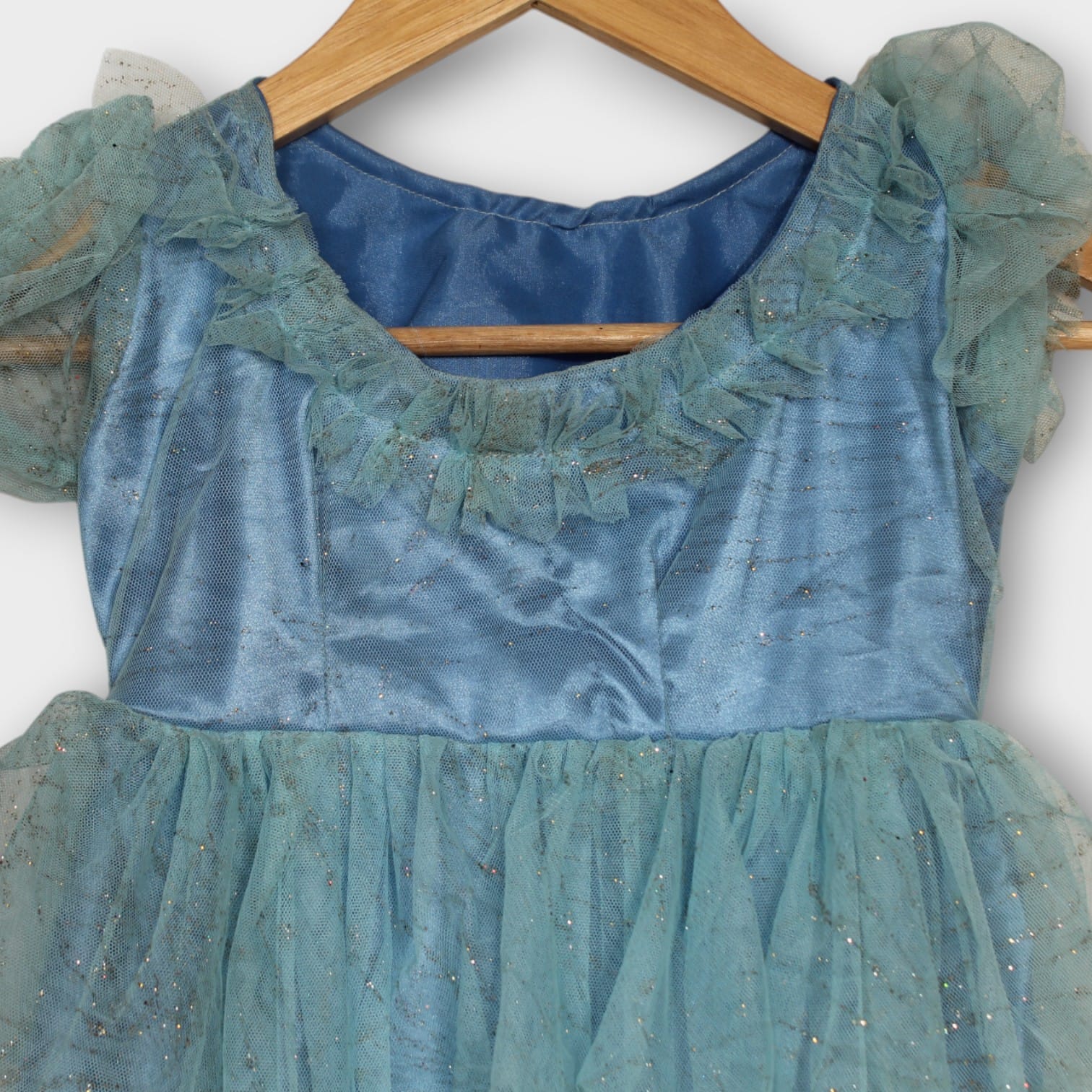 Sparkling Blue Princess Dress for baby