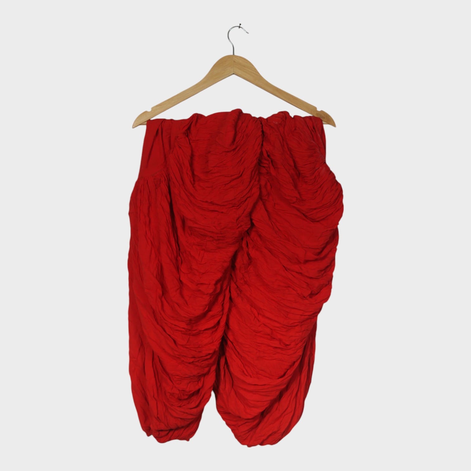 Black Velvet Traditional Dress with Red Dupatta