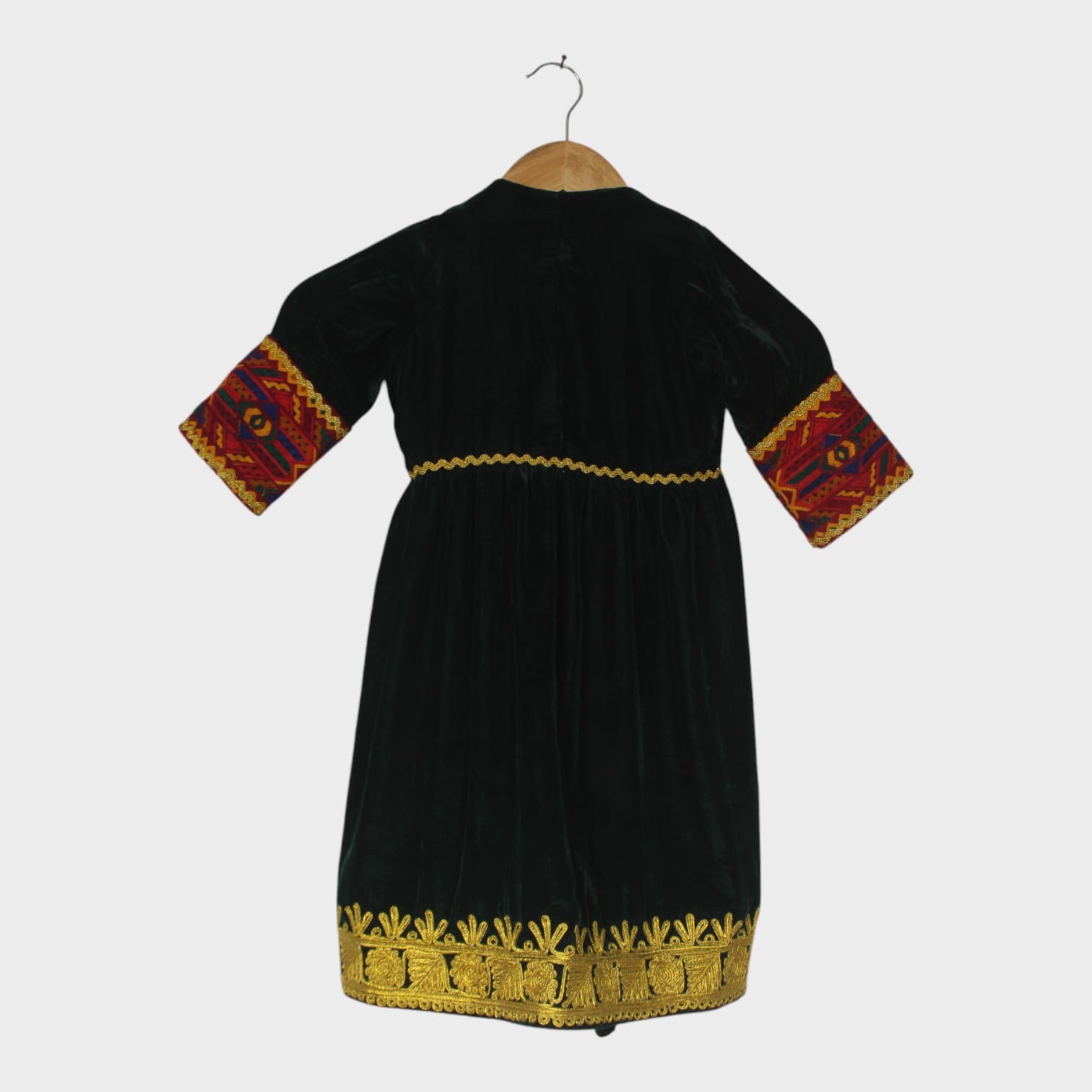 Traditional Afghani girl Dress Set with Hat