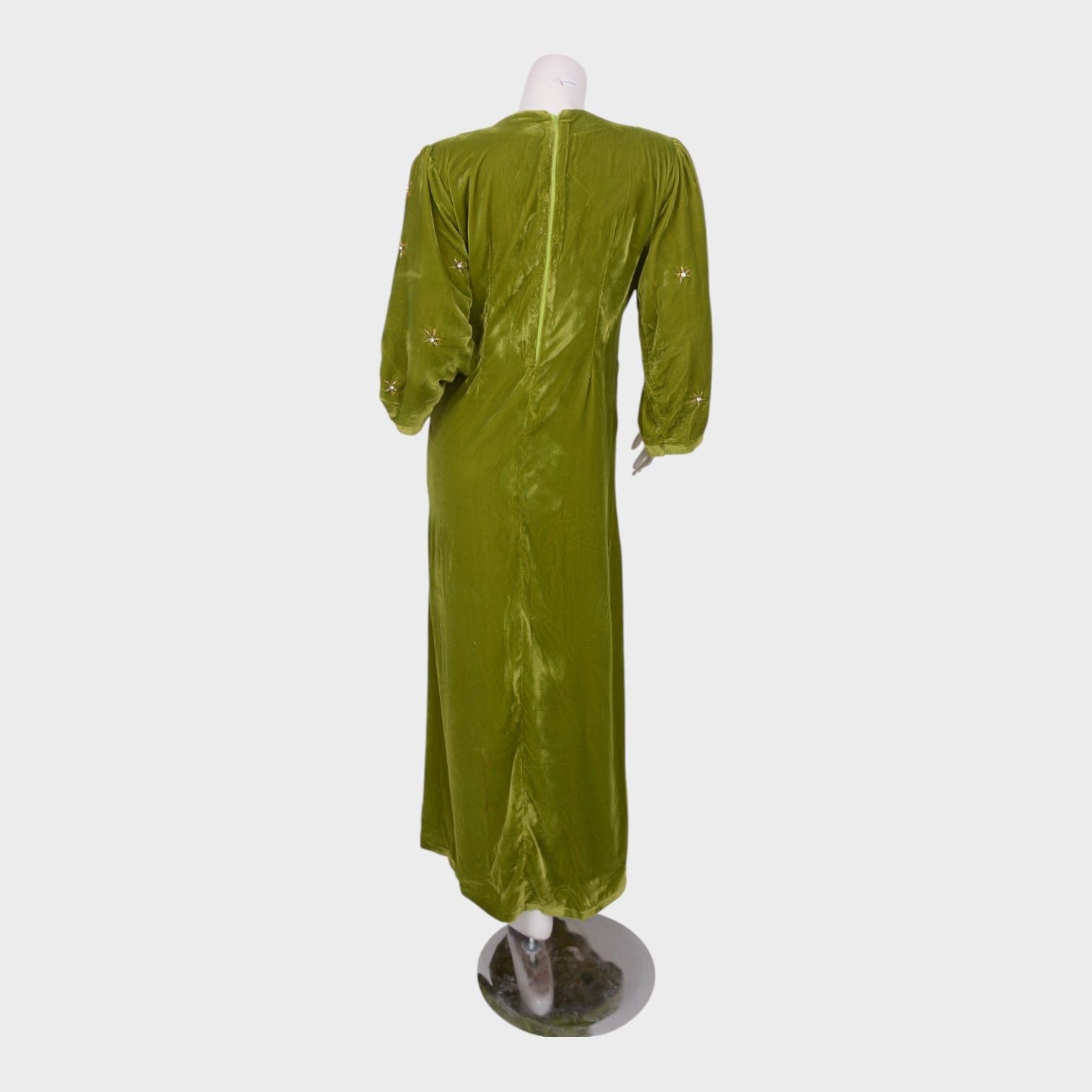strapless open back dress Victorya Green Strapless Fitted Midi Dress by Arti Gogna