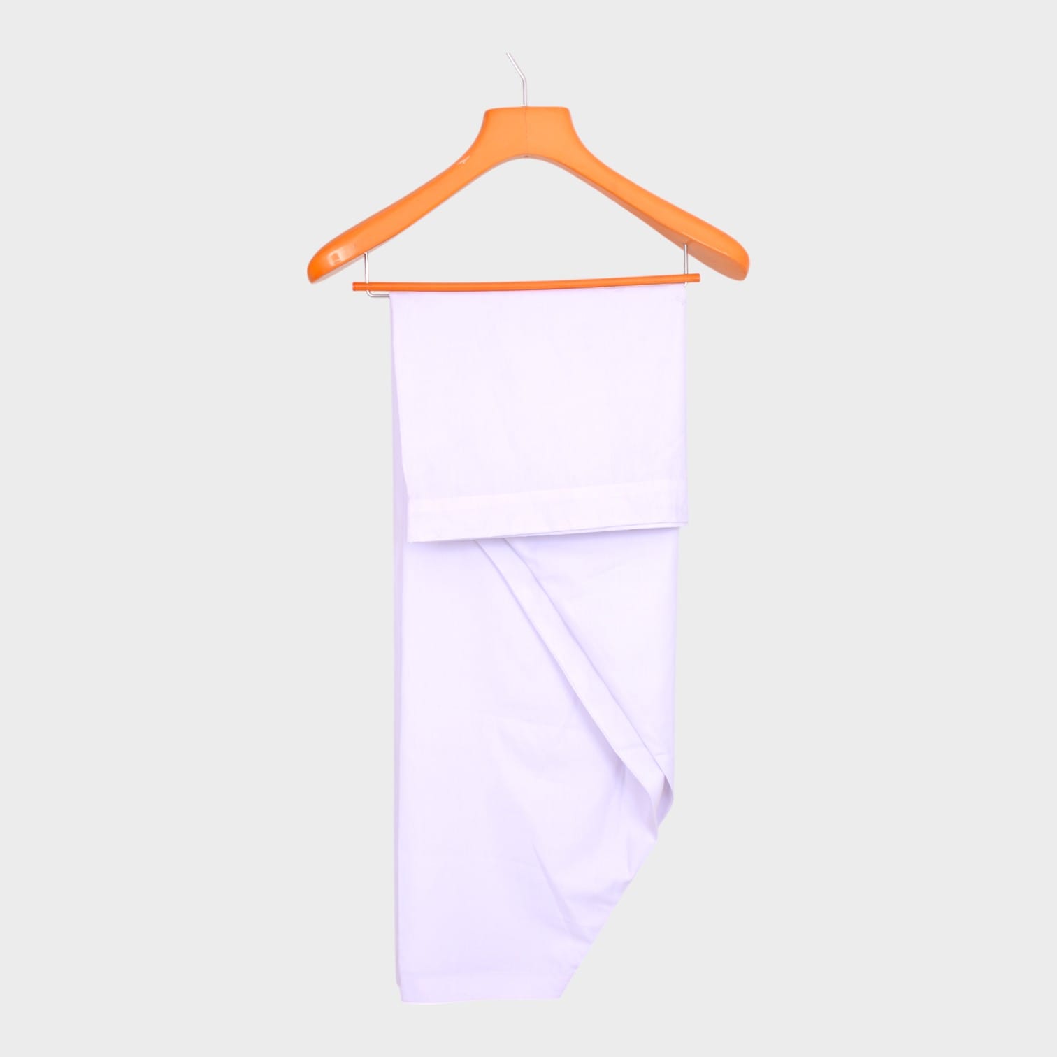 Men's White Embroidered Kurta, Pehrahan tunban