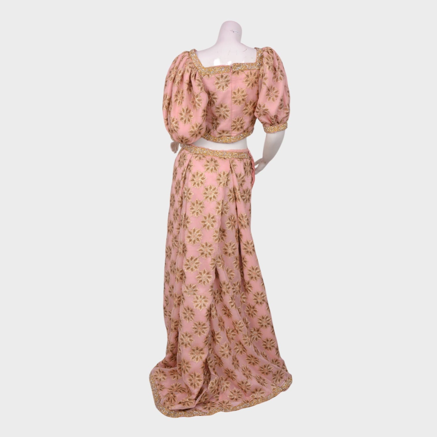 Blush Royale – Embroidered Two-Piece Lehenga Set Indian Dress