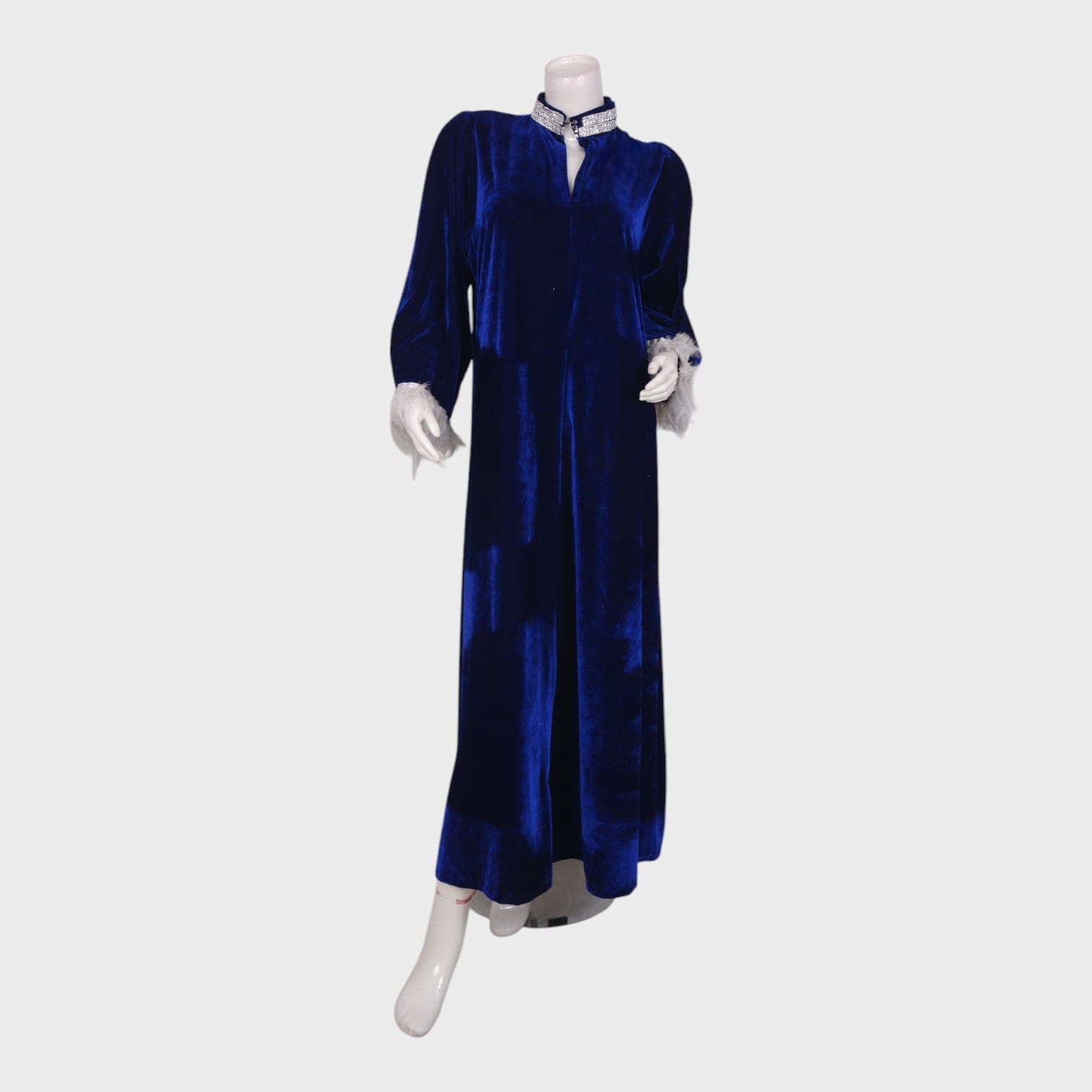 Velvet Dusk – Royal Blue Long Dress