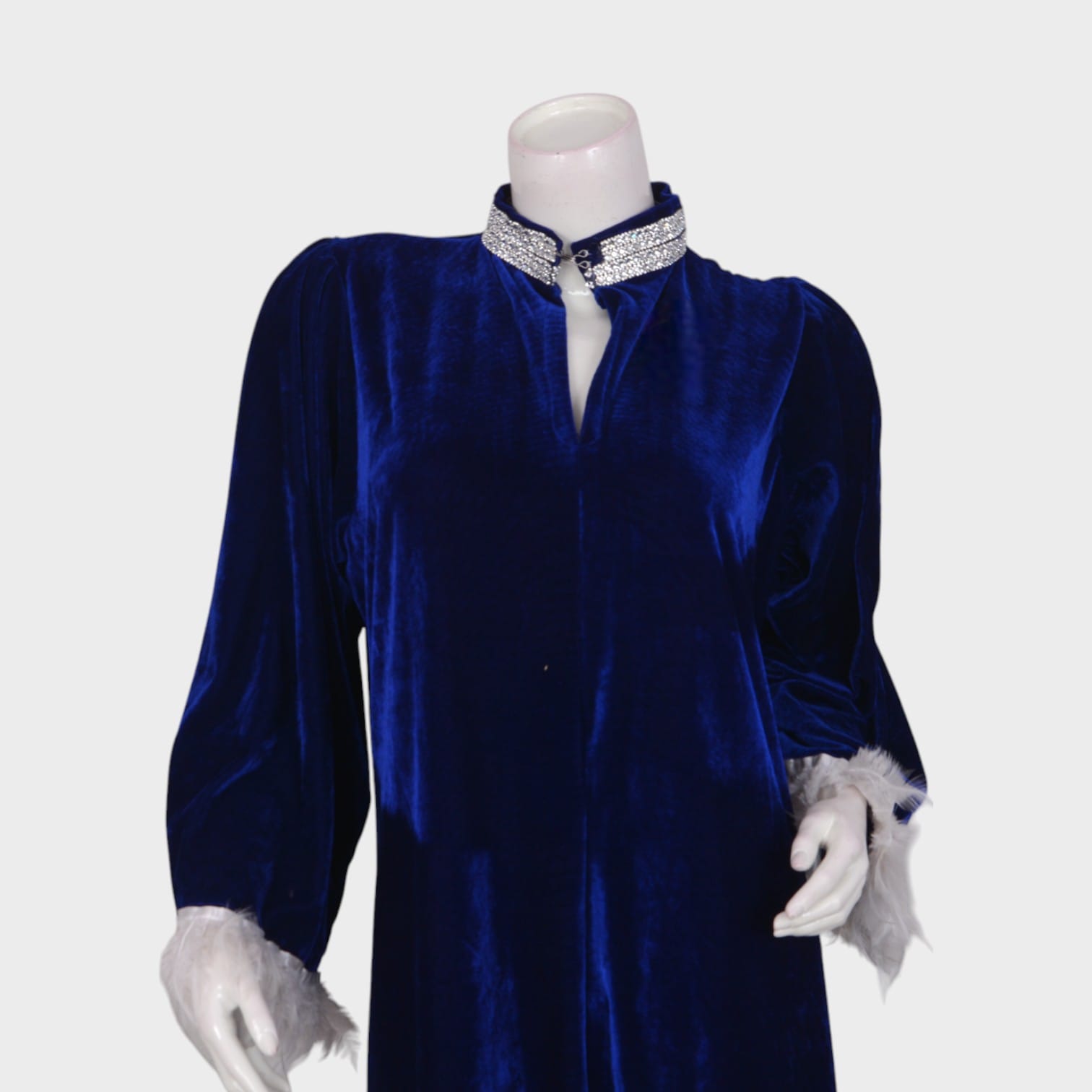 Velvet Dusk – Royal Blue Long Dress