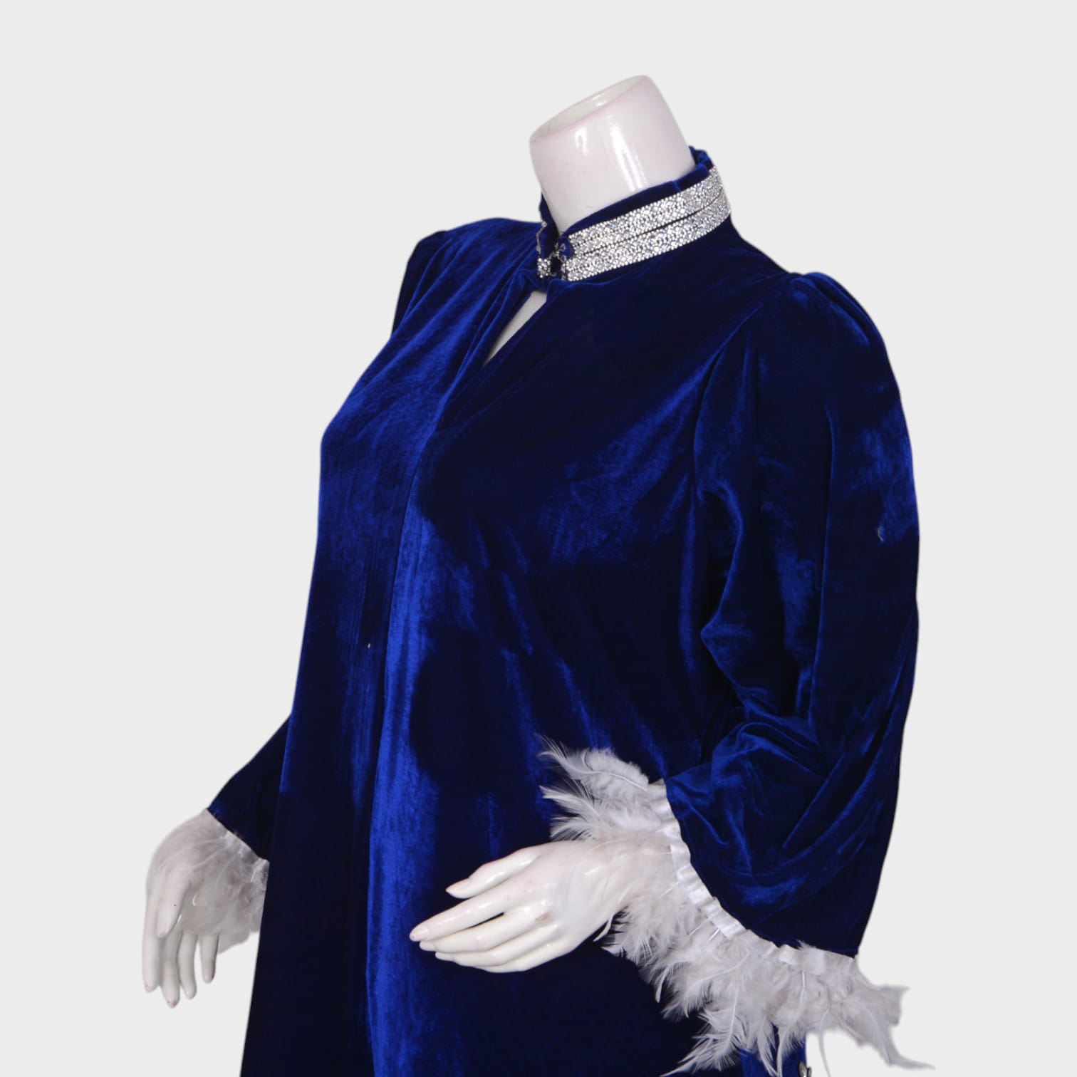 Velvet Dusk – Royal Blue Long Dress